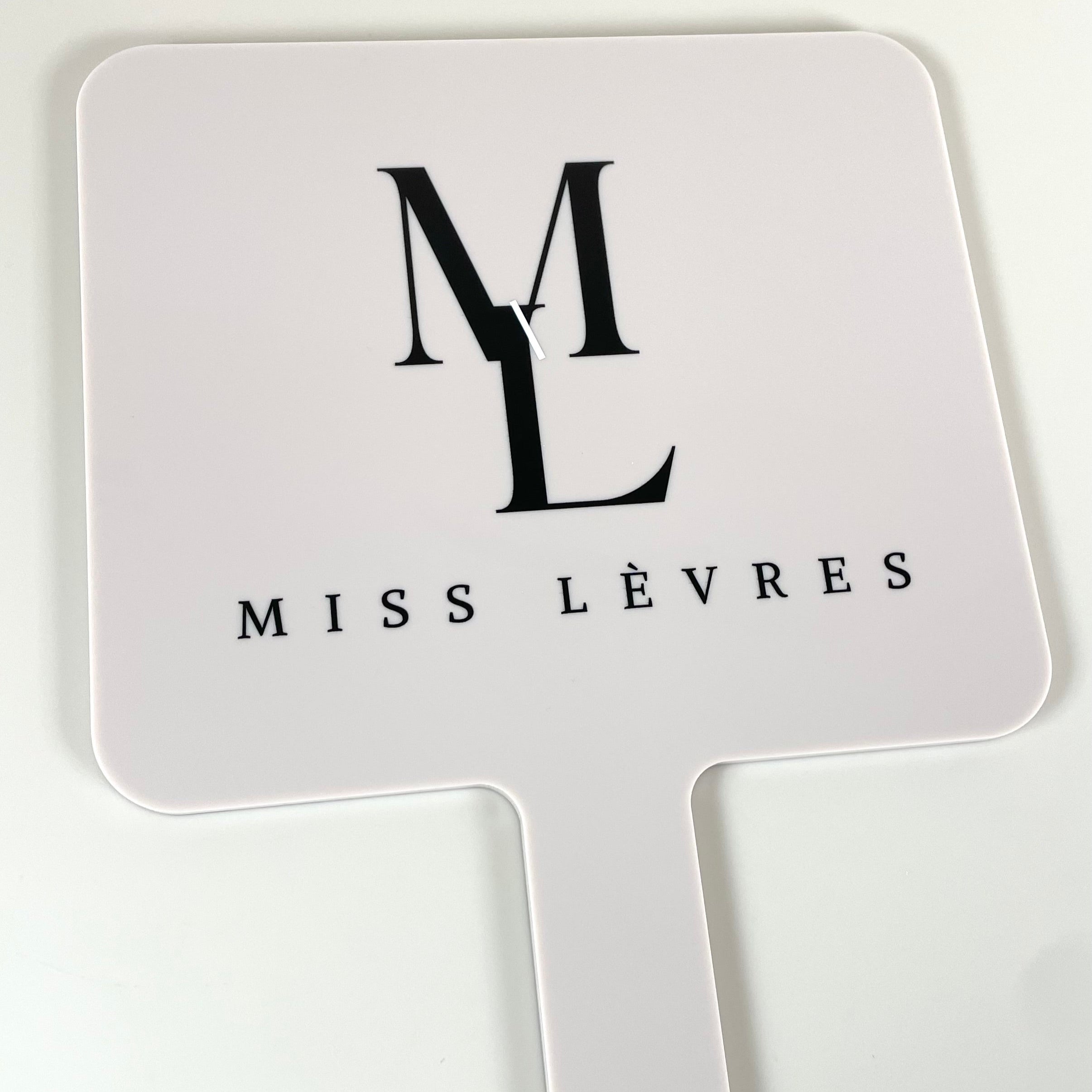 Miss Levres personalised salon mirror