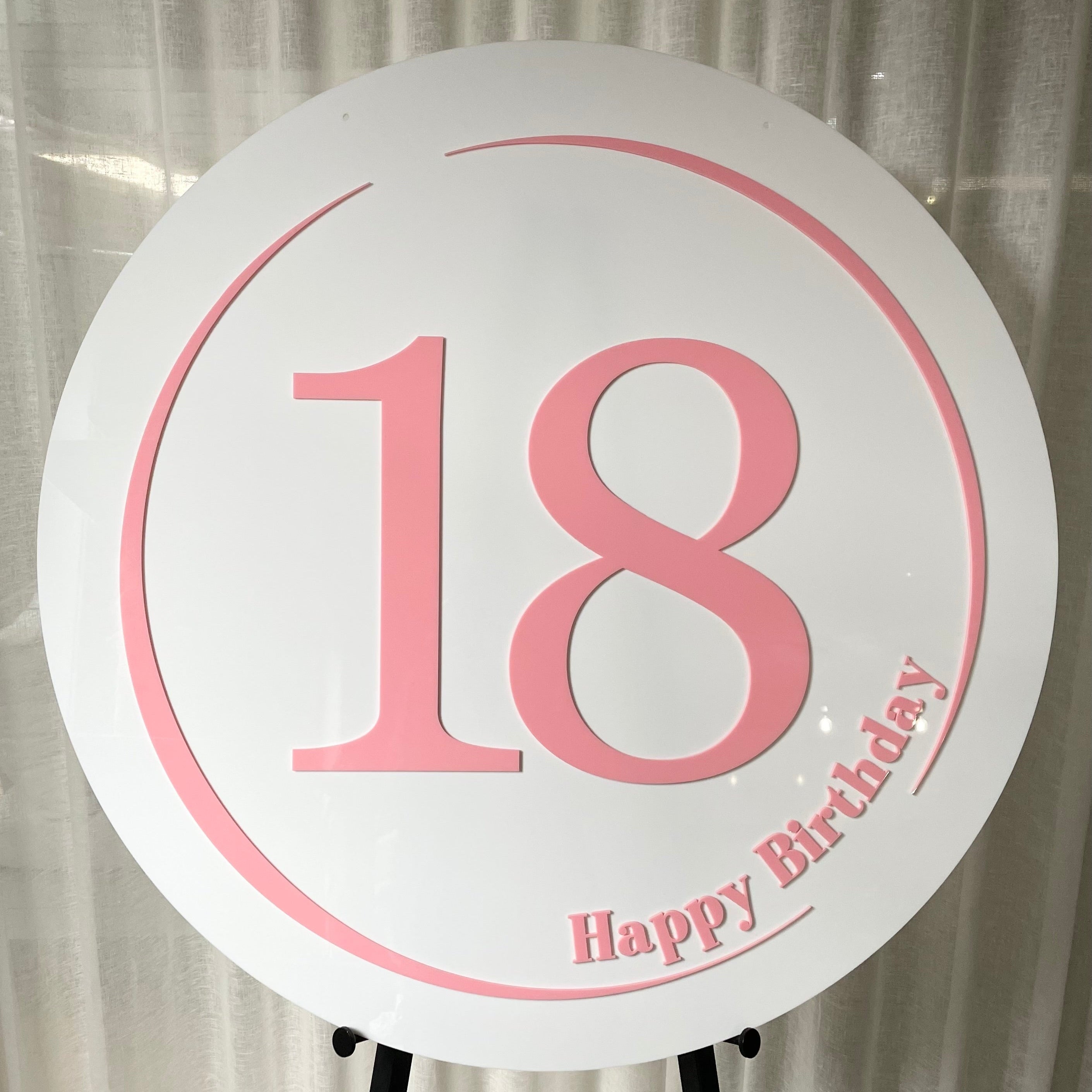 18th birthday sign