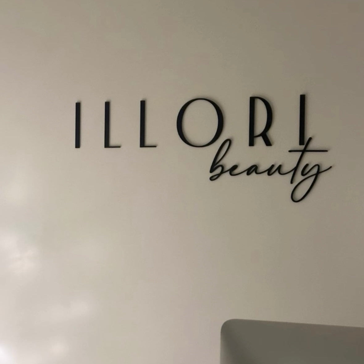 branding wall sign for salon in australia