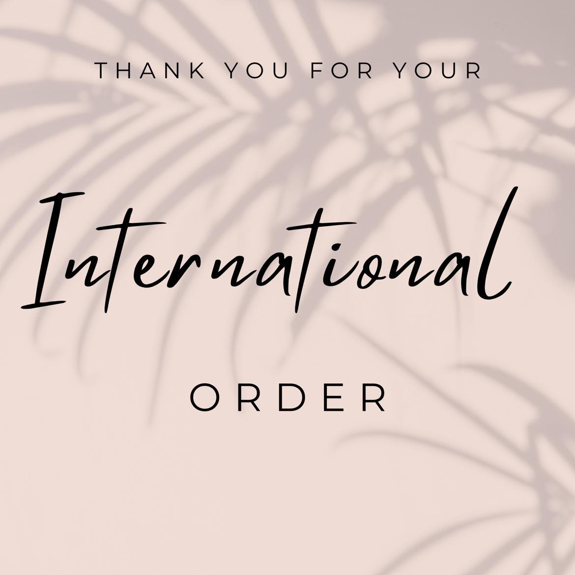 International order