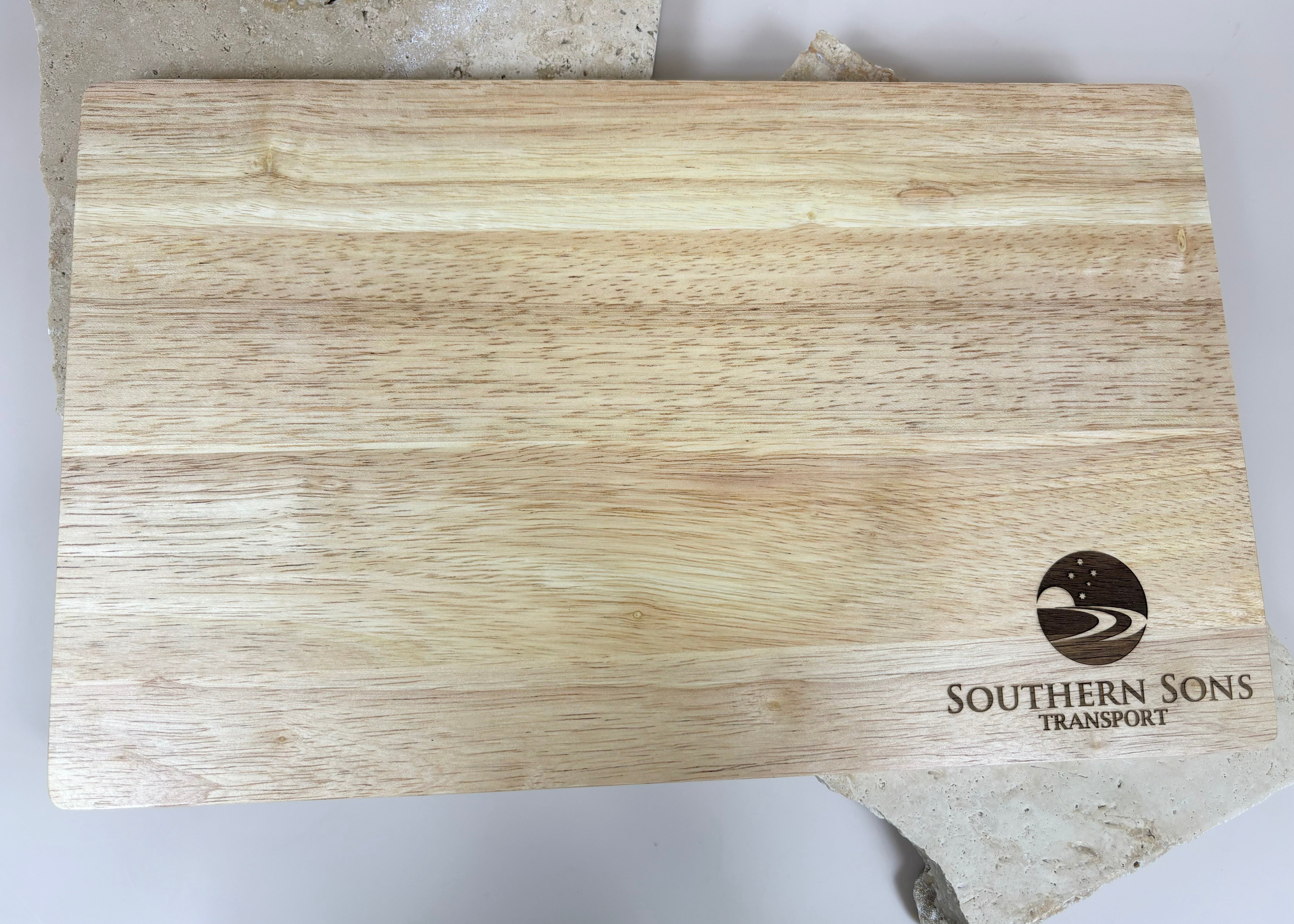Logo chopping board