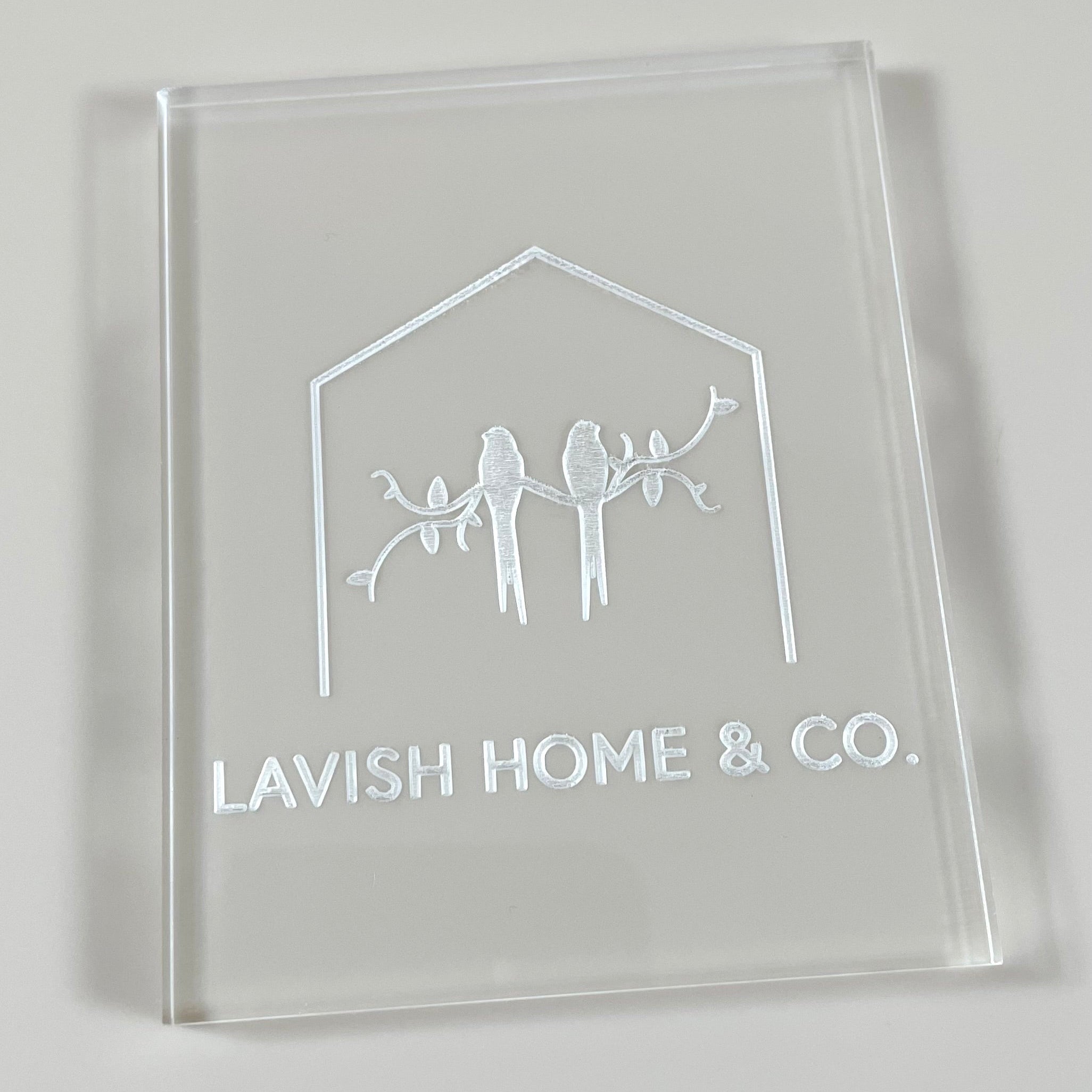 Lavish Home and Co square acrylic cookie stamp for custom cookies