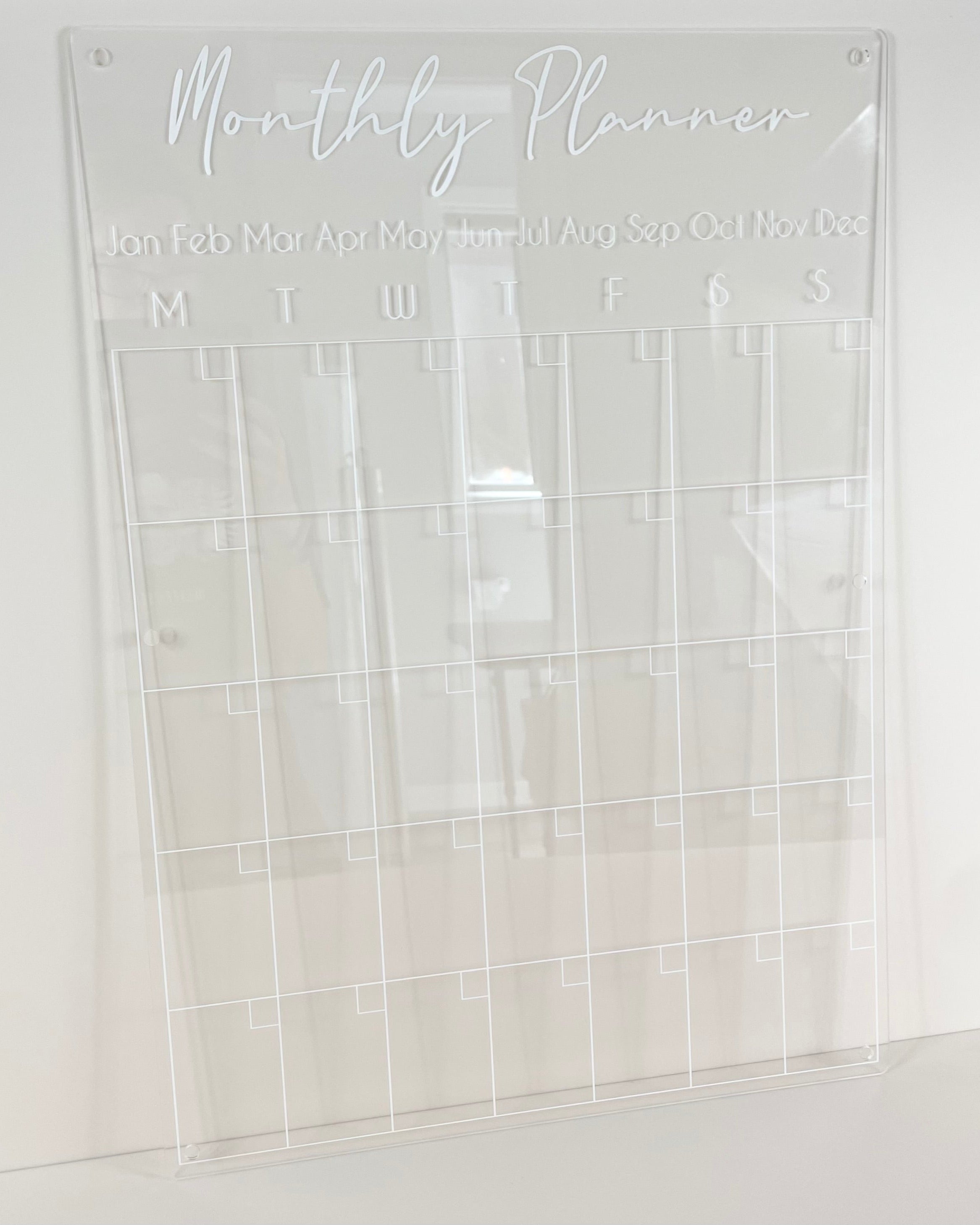 Acrylic planners