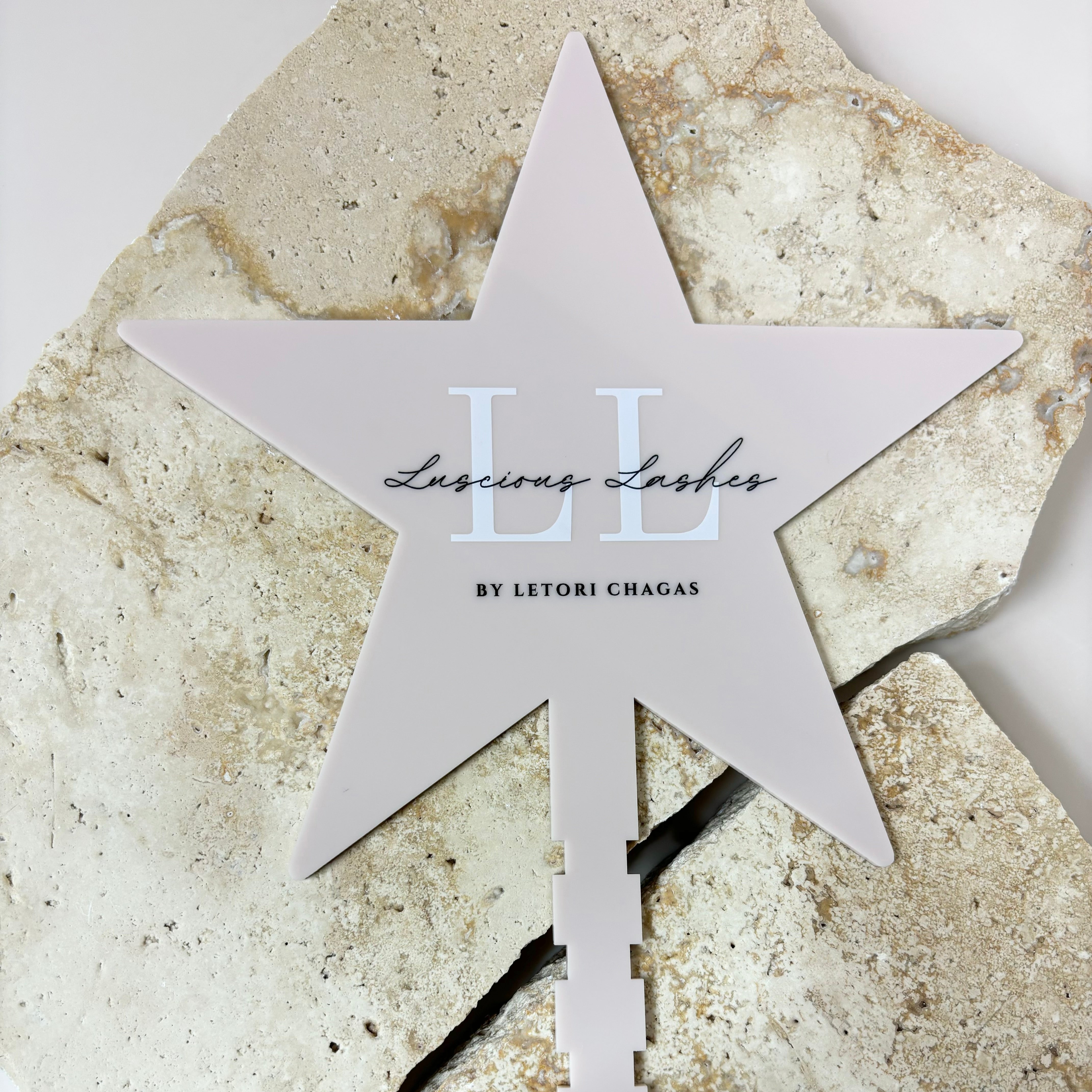 Branded star tree topper