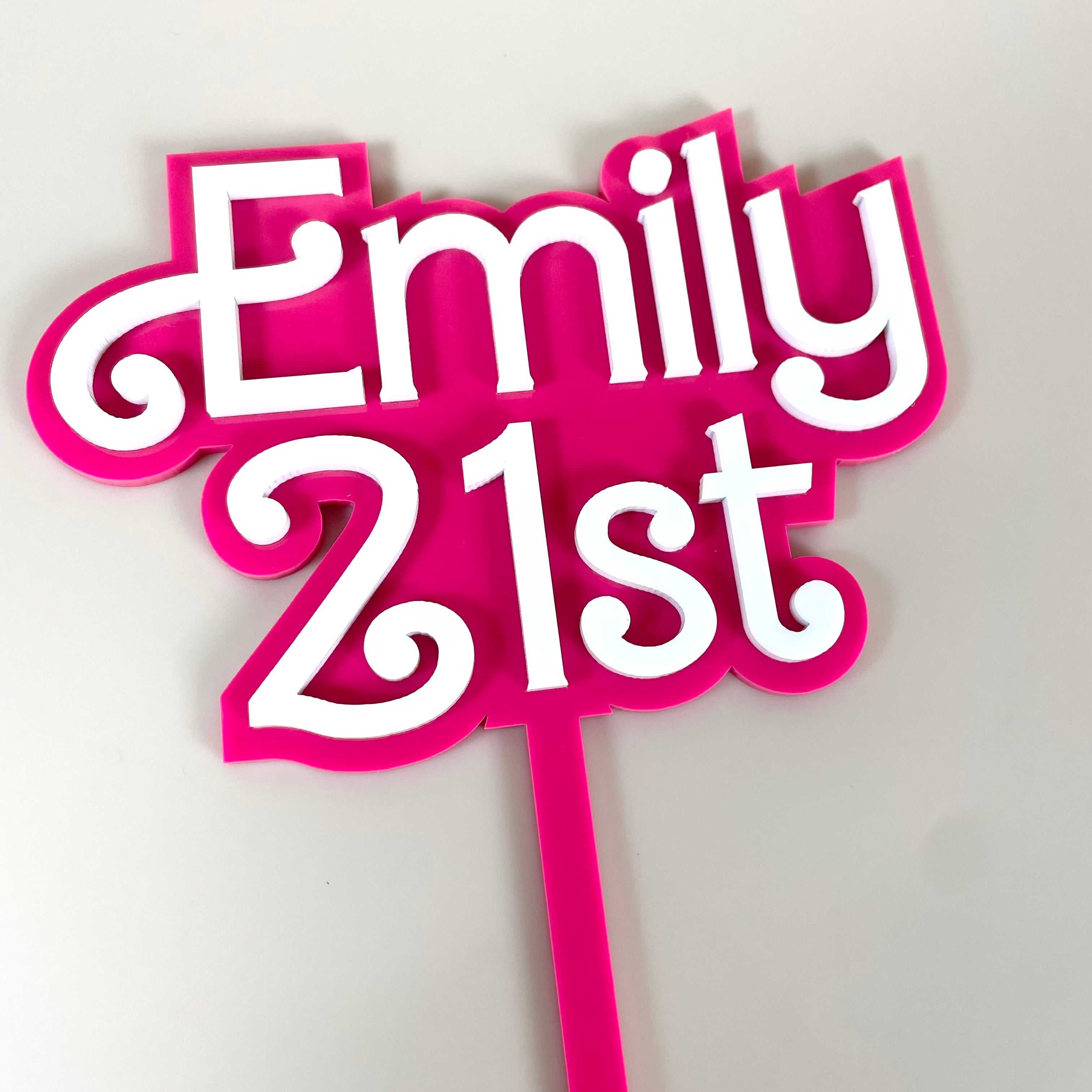 Barbie cake topper