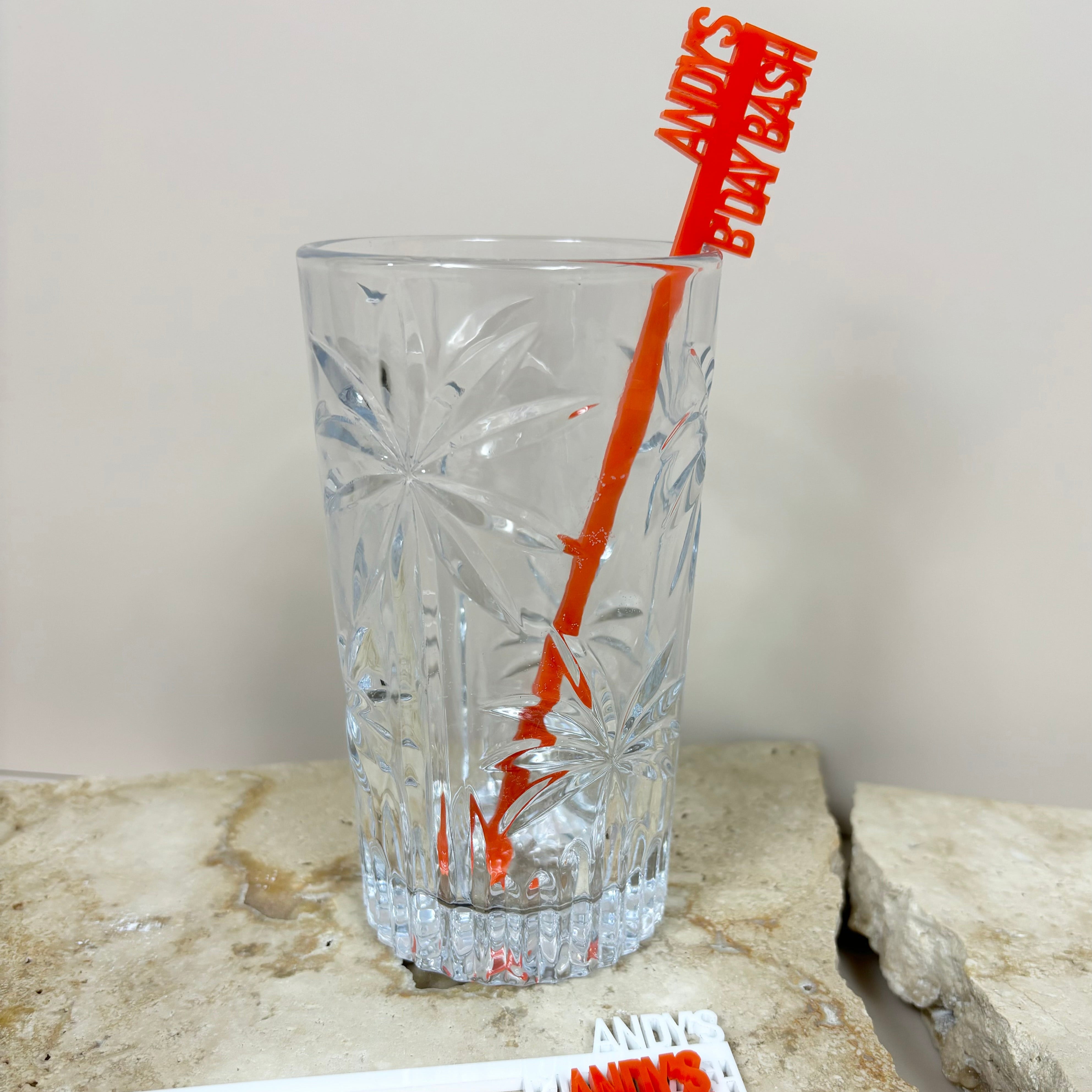 Custom drink stirrers