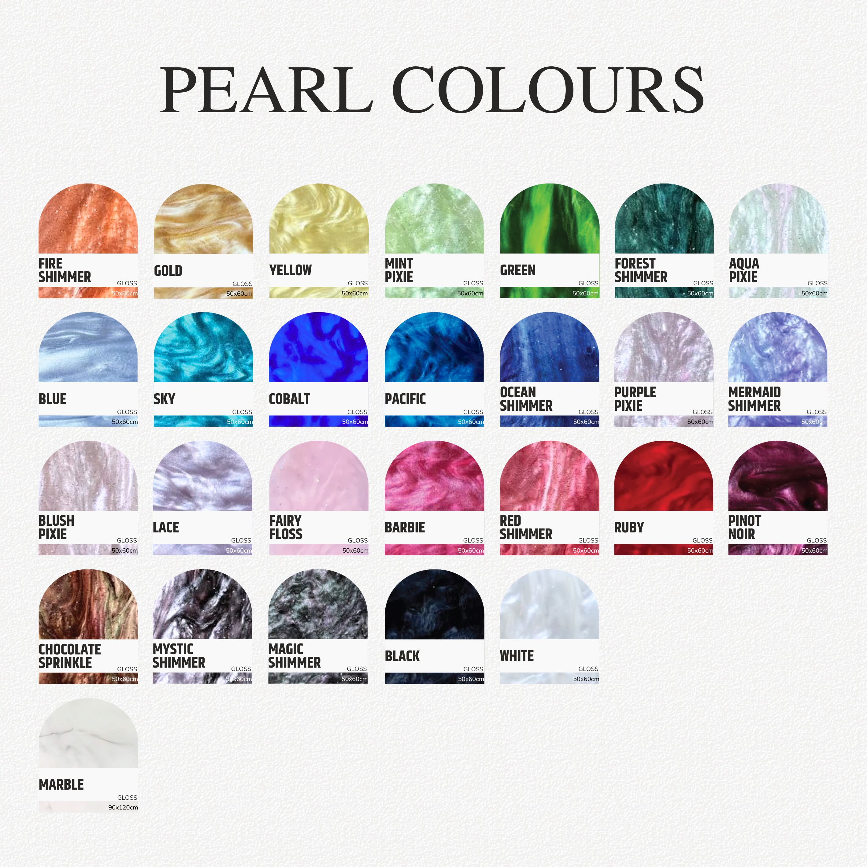 Pearl rectangle blanks