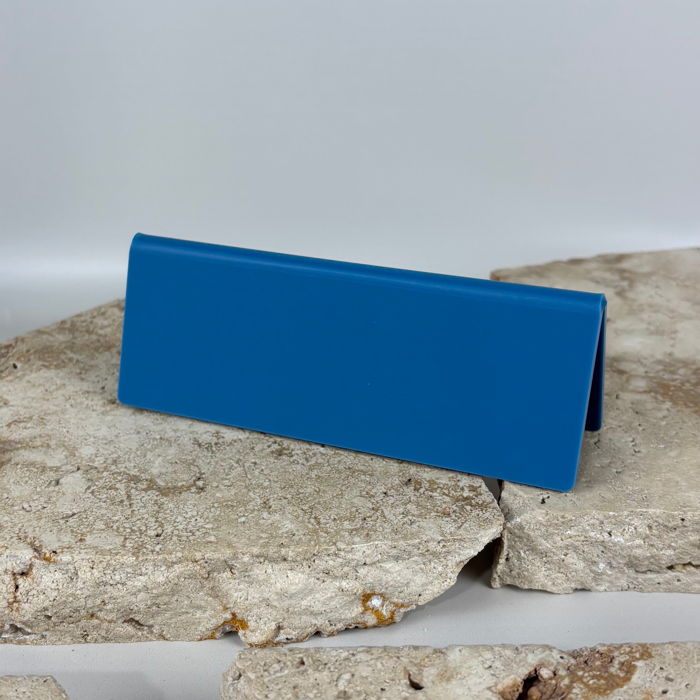 personalised acrylic desk name plate stand with uv printed logo