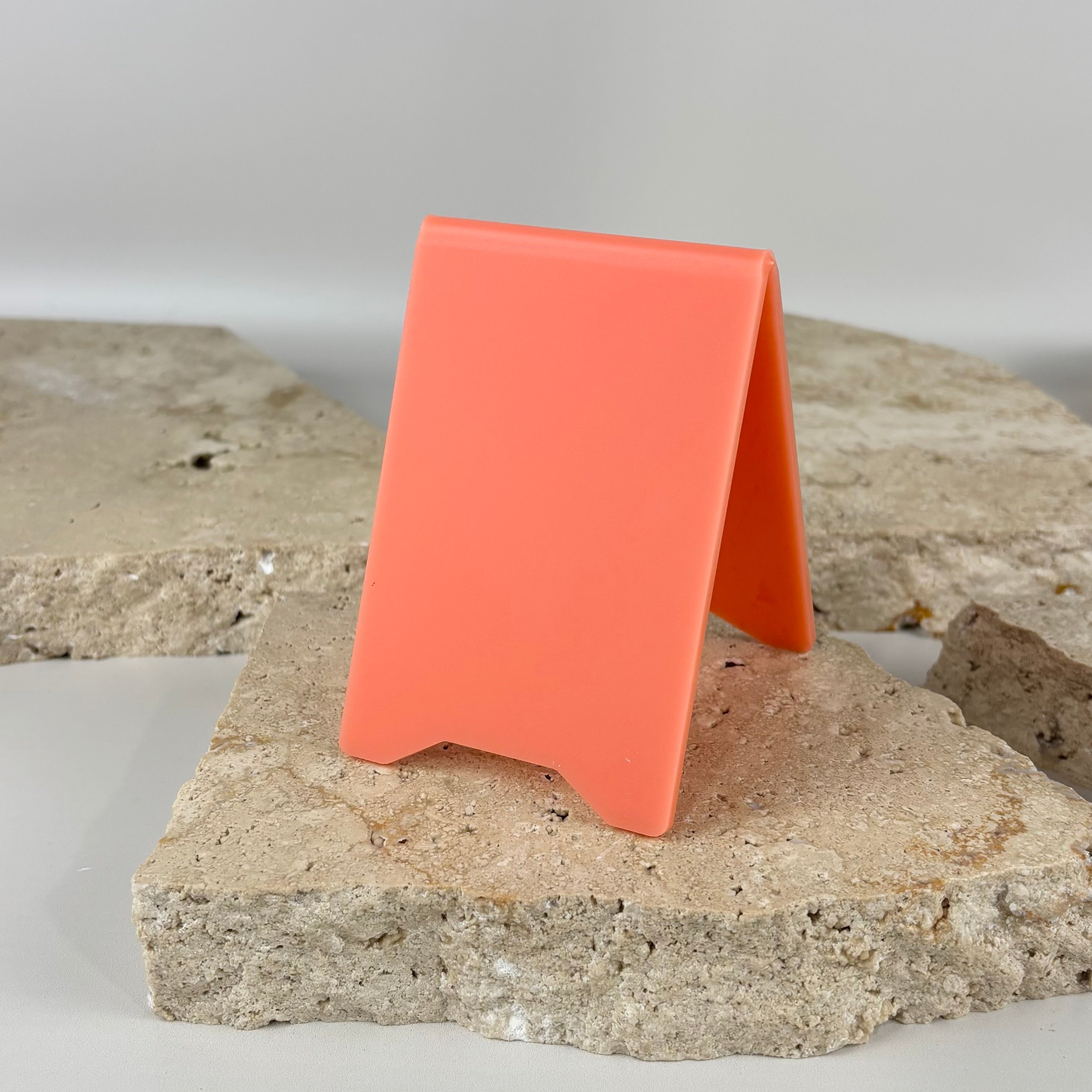 Custom acrylic A-frame tabletop sign, UV printed counter sign for promotions and menus