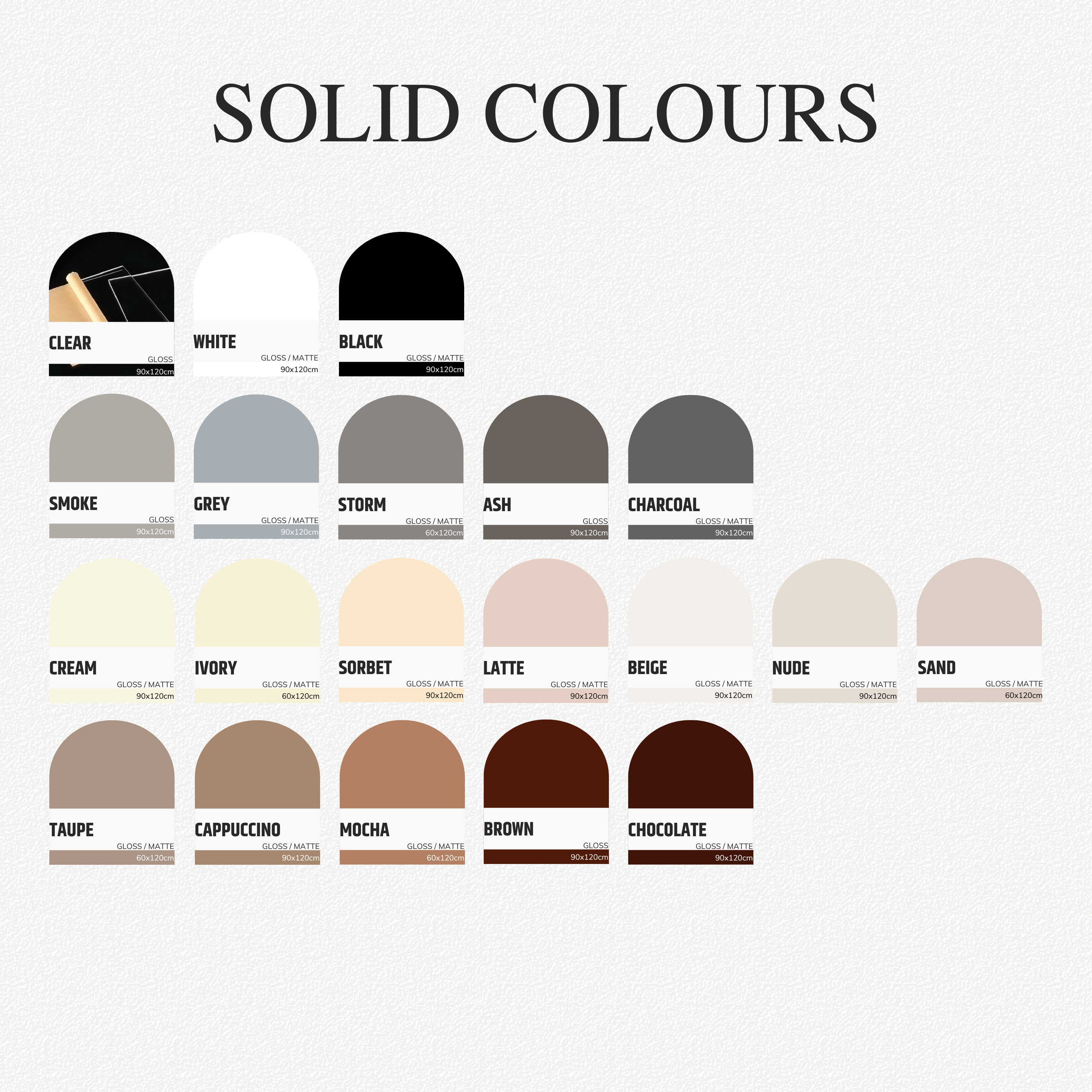 Colour samples