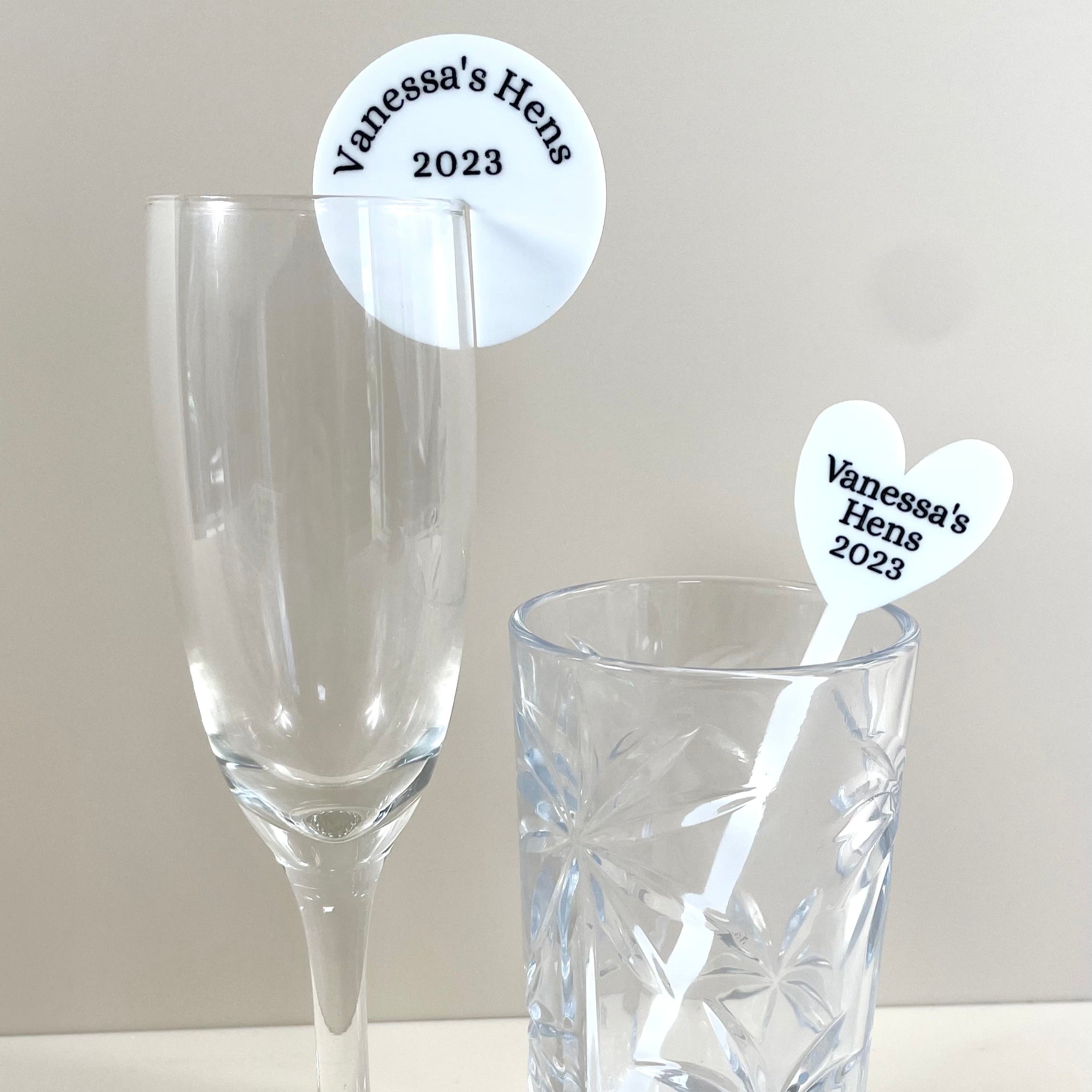 Custom cocktail stirrers