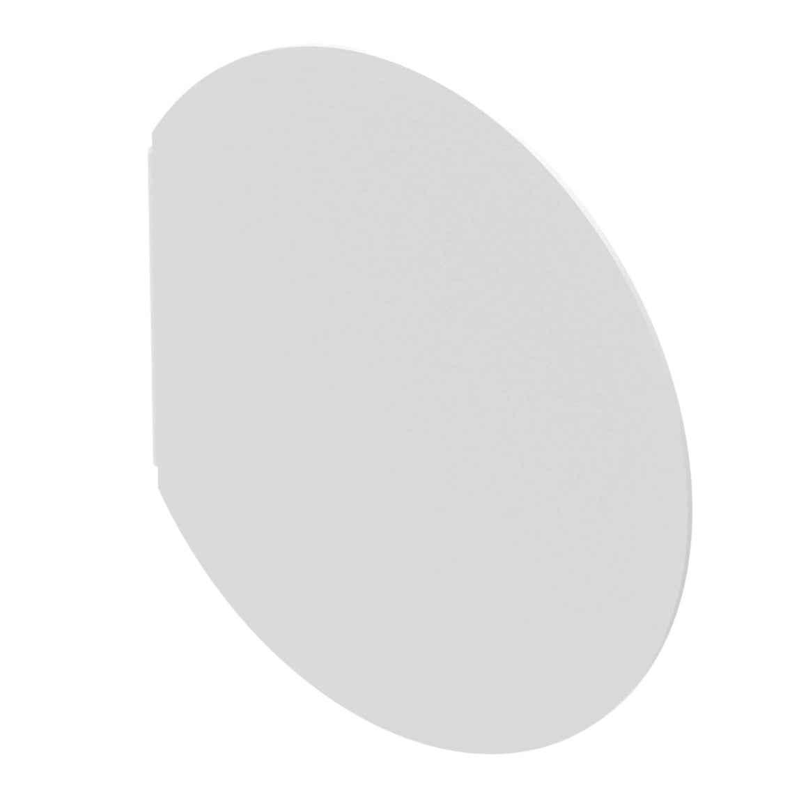 blank white round blade signage for custom business printing