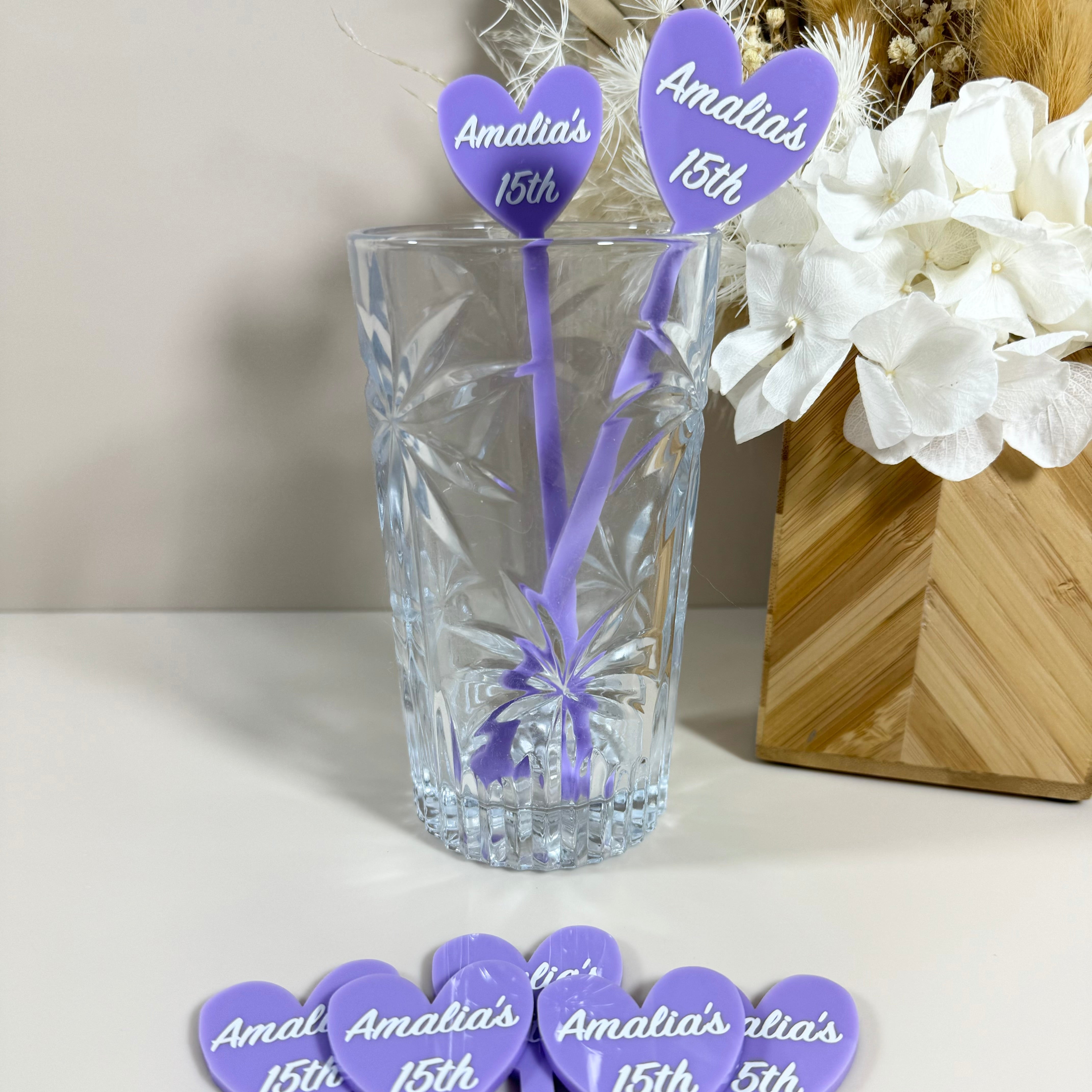 Custom drink stirrers