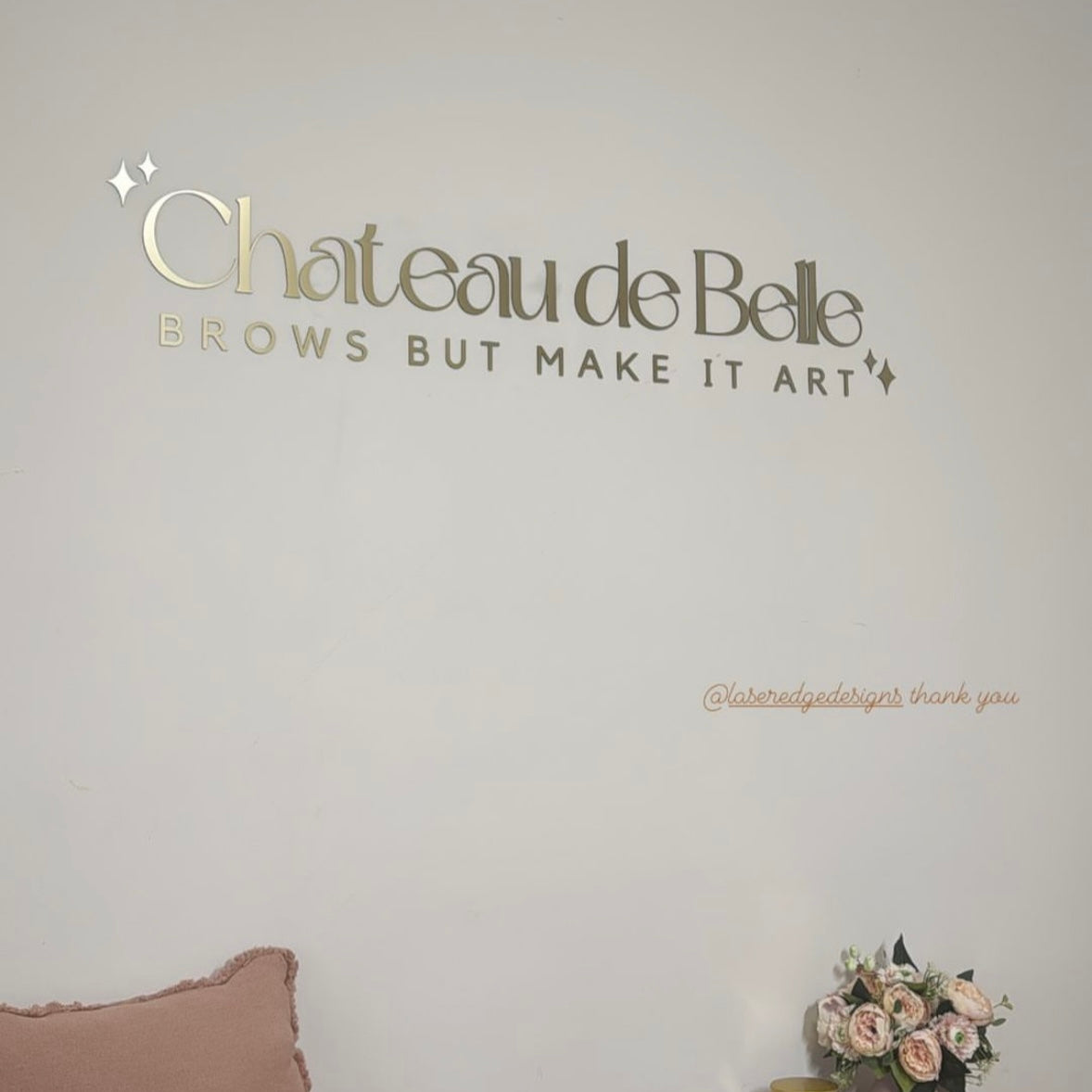 high quality custom acrylic lettering sign display