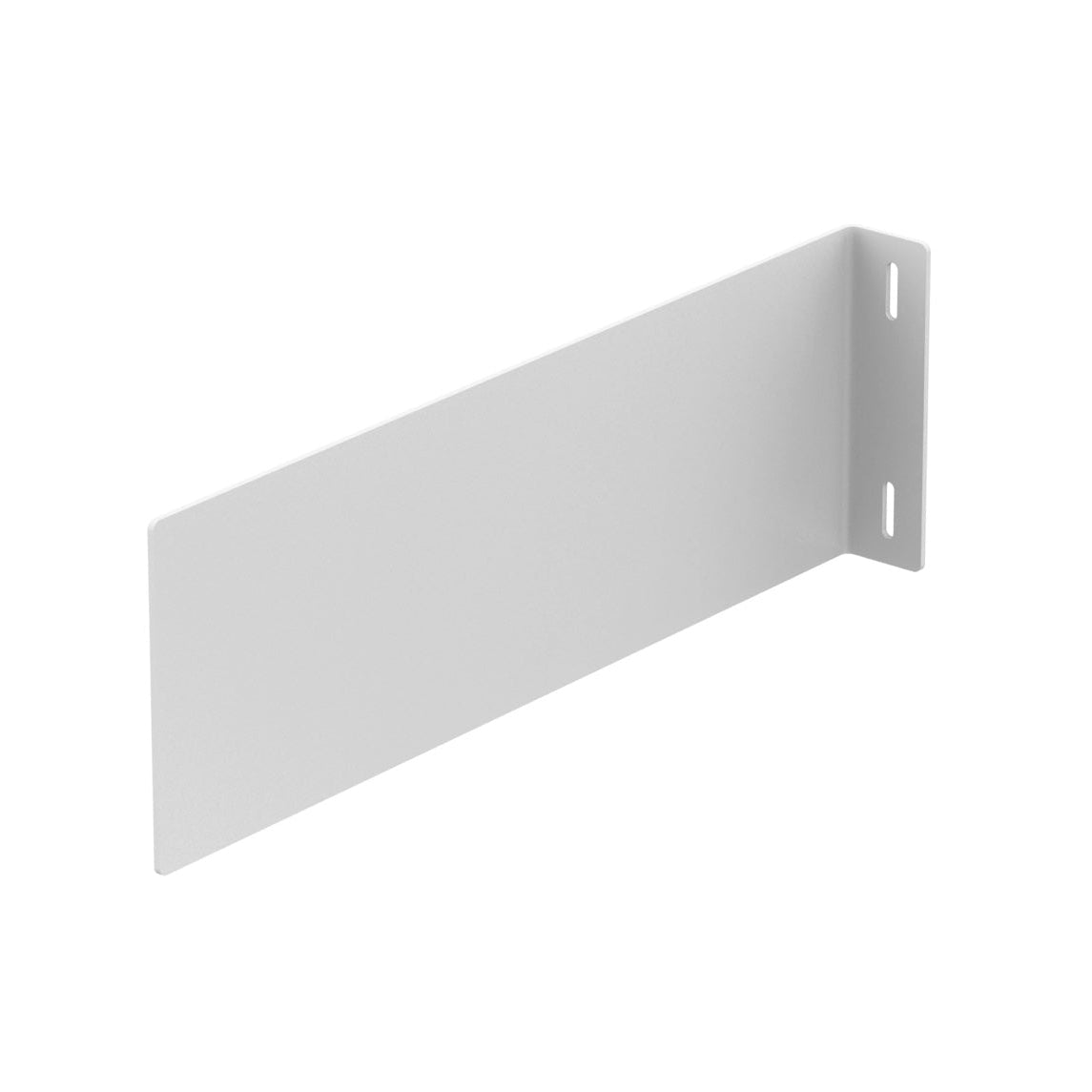 White rectangular blade sign with mounting panel, custom business sign for shop exteriors