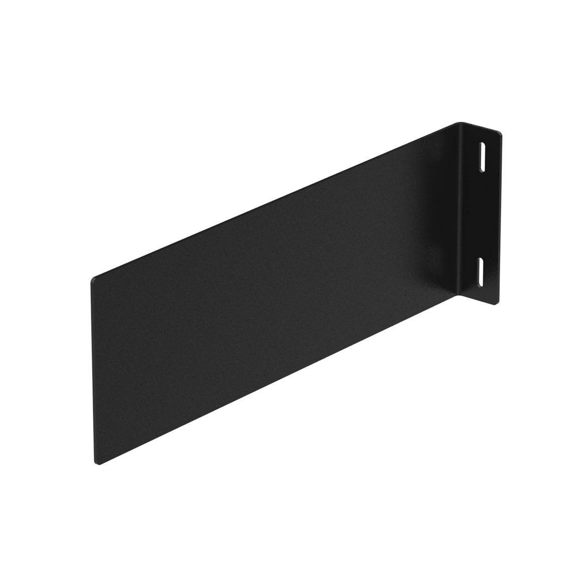 Matte black shop blade sign, heavy-duty wall mount for outdoor business use