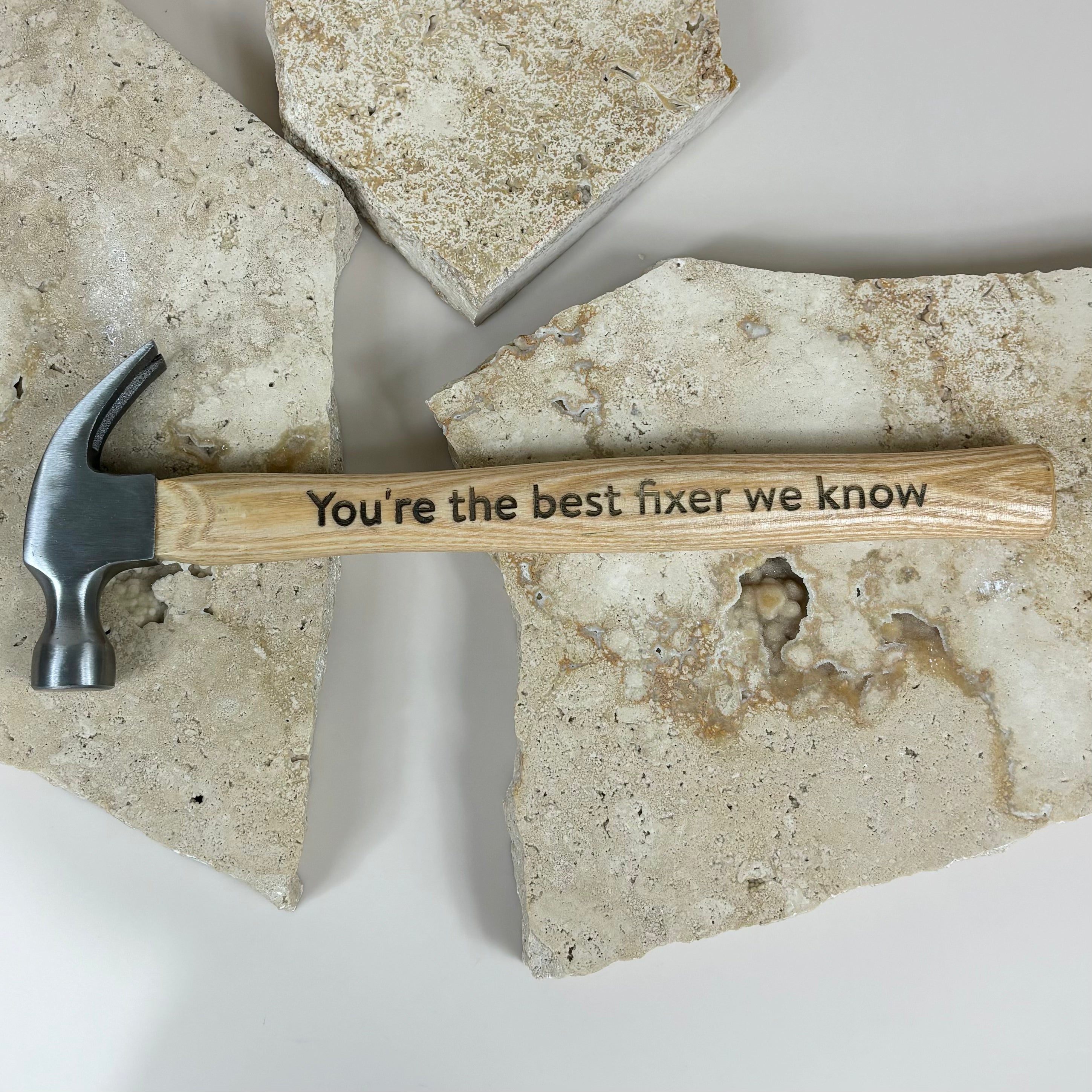 Custom engraved hammer