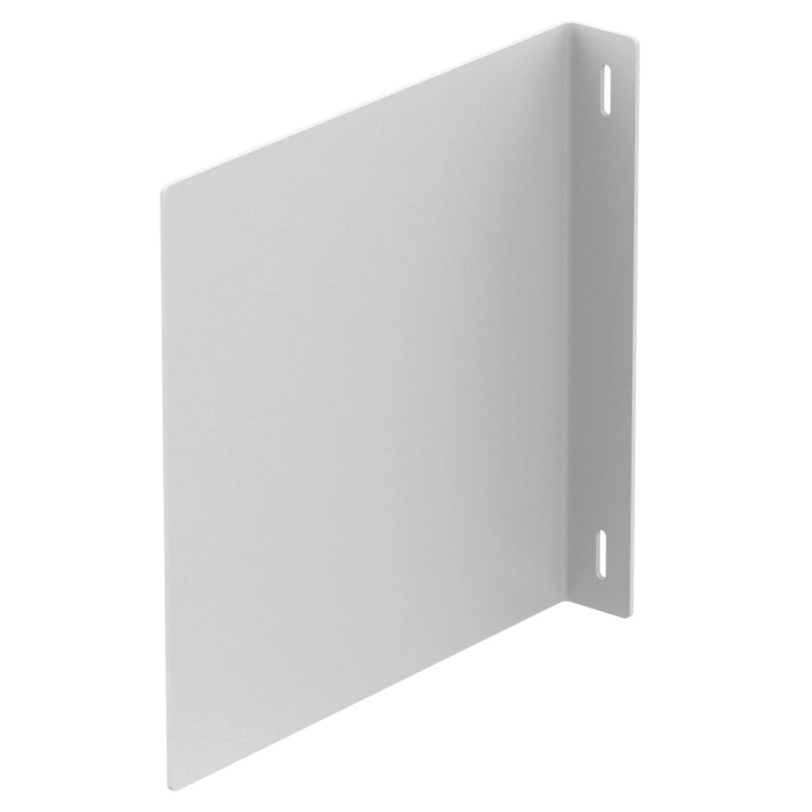 White square blade sign with bracket, minimalist wall signage for stores or studios