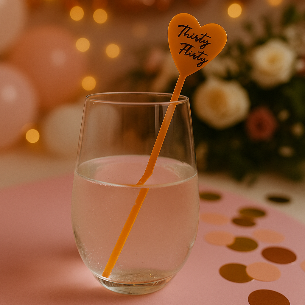 Personalised drink stirrers