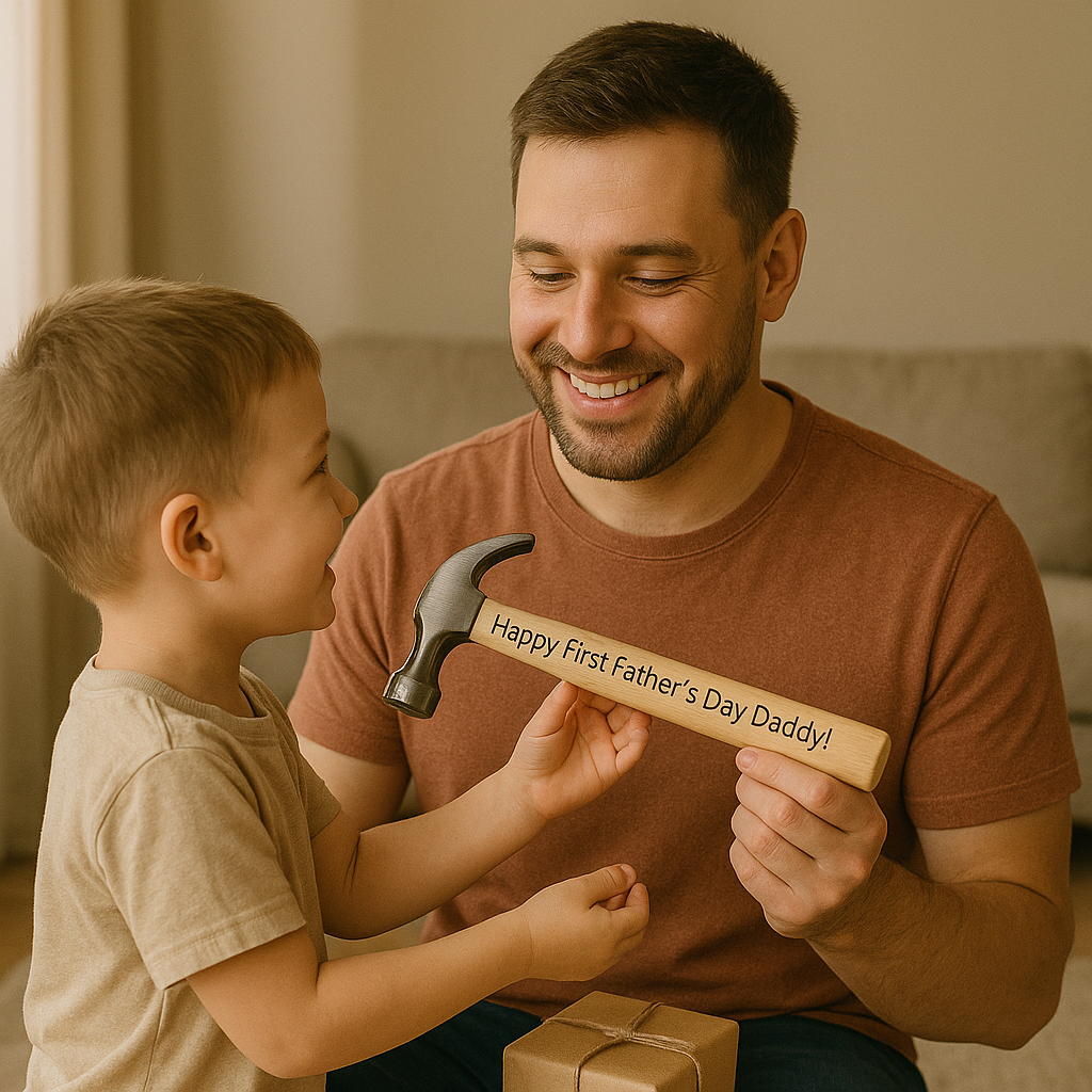 Personalised Father’s Day hammer