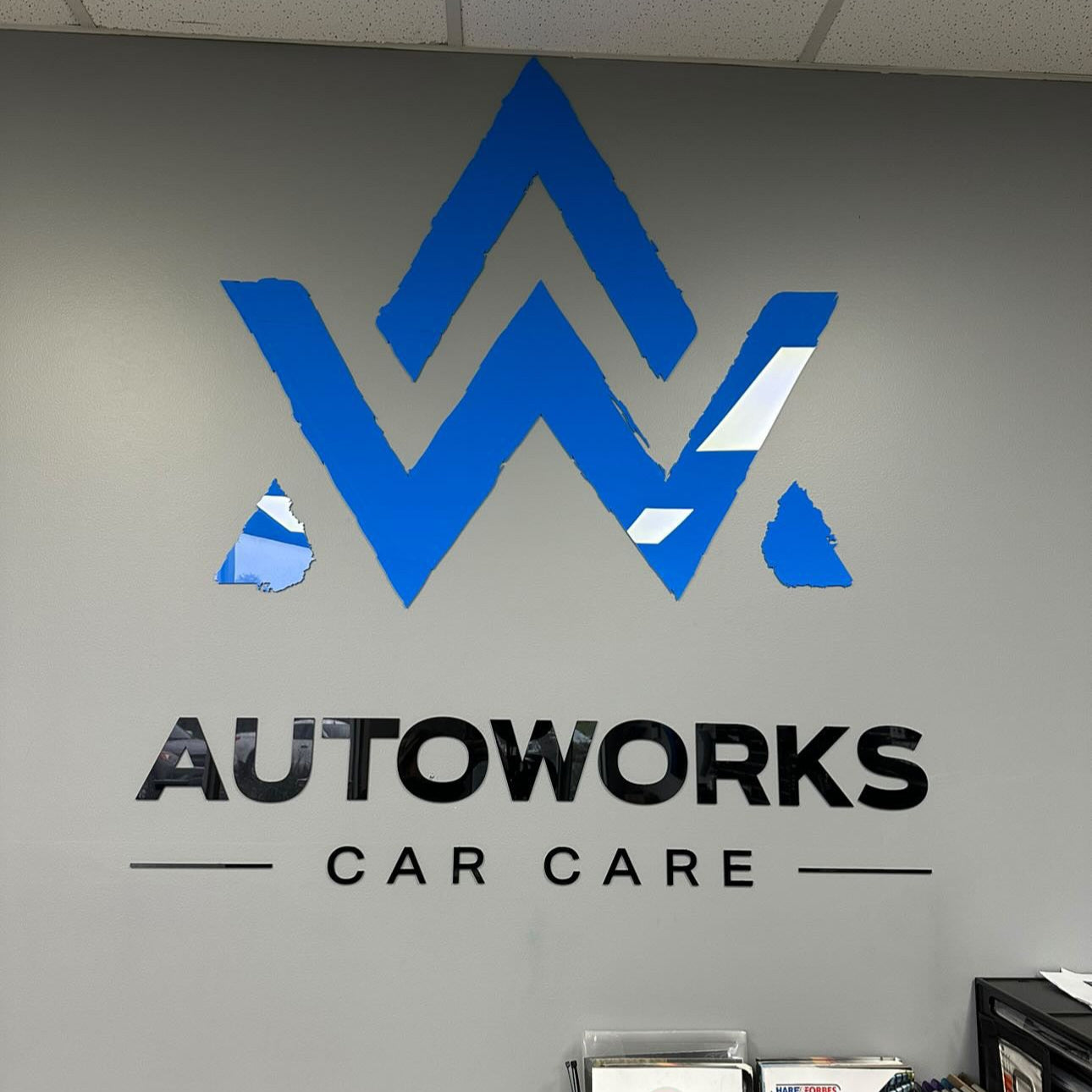 personalised acrylic lettering for commercial signage