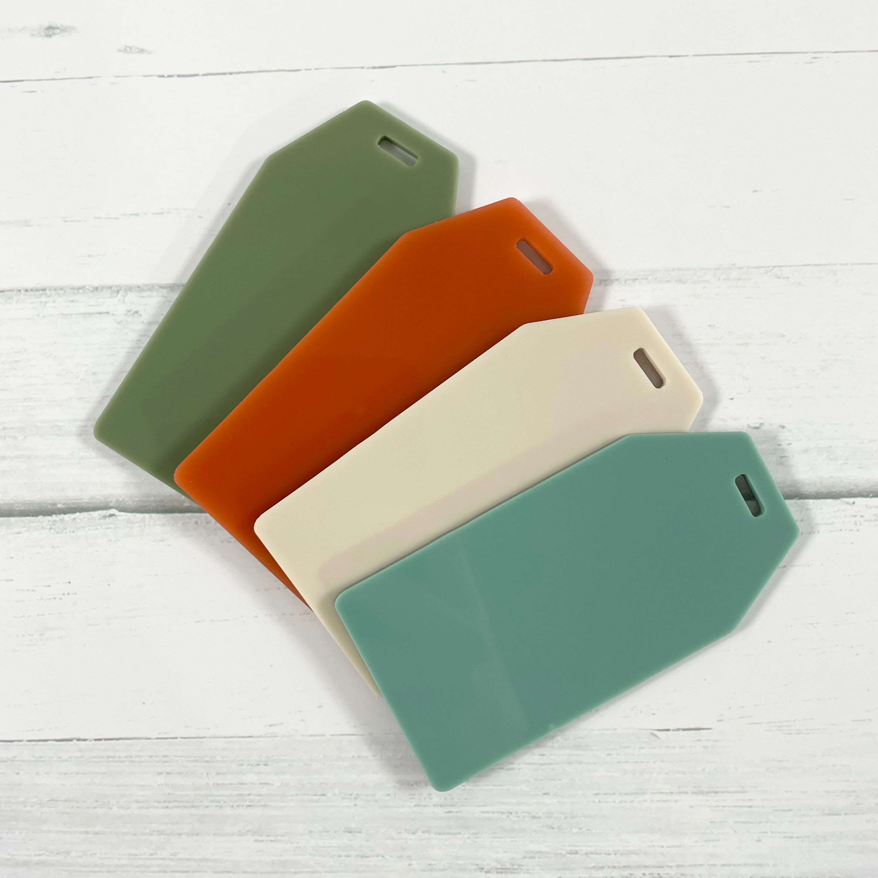 Blank luggage tags