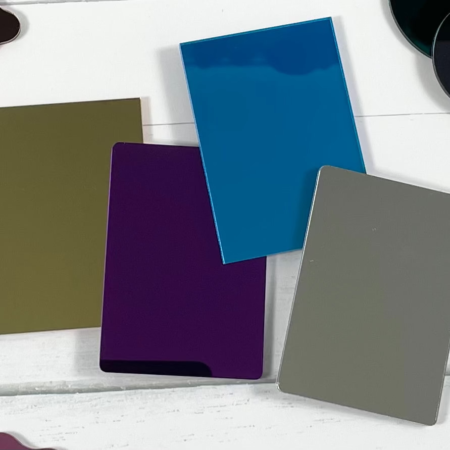 rectangle mirror acrylic blanks