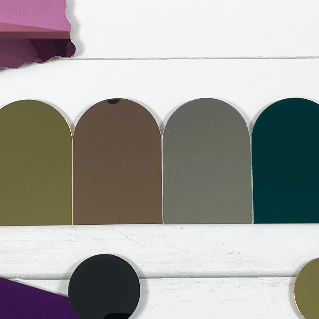 arched mirror acrylic blanks