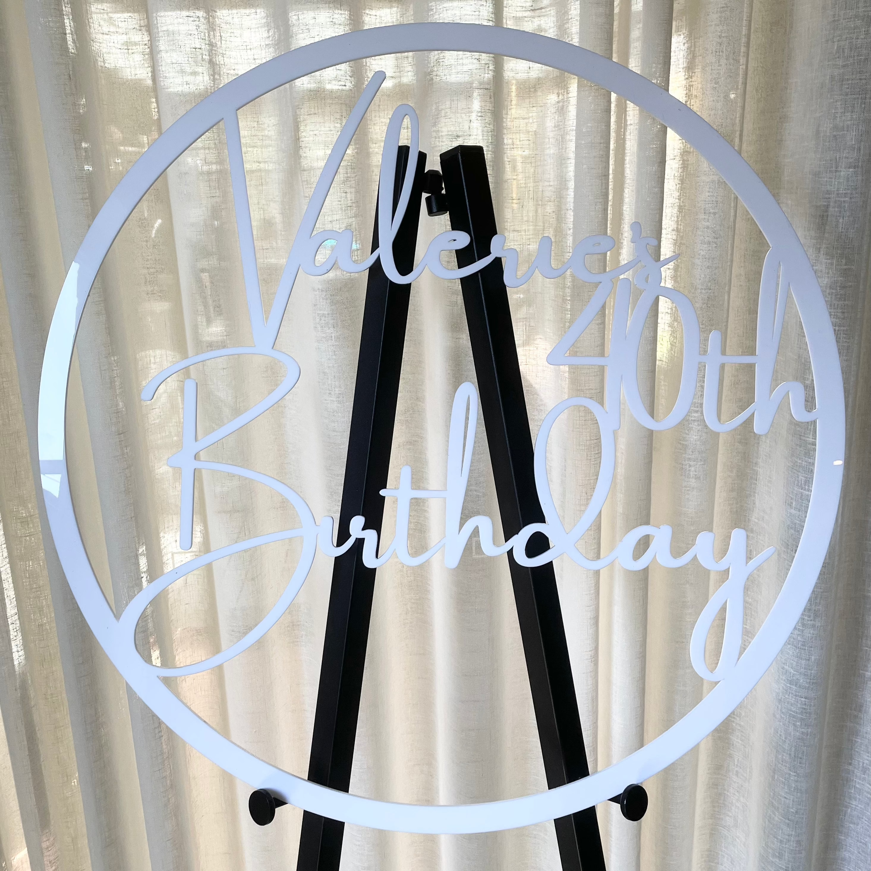 hoop event sign