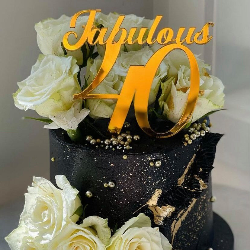 fabulous 40 cake toppers