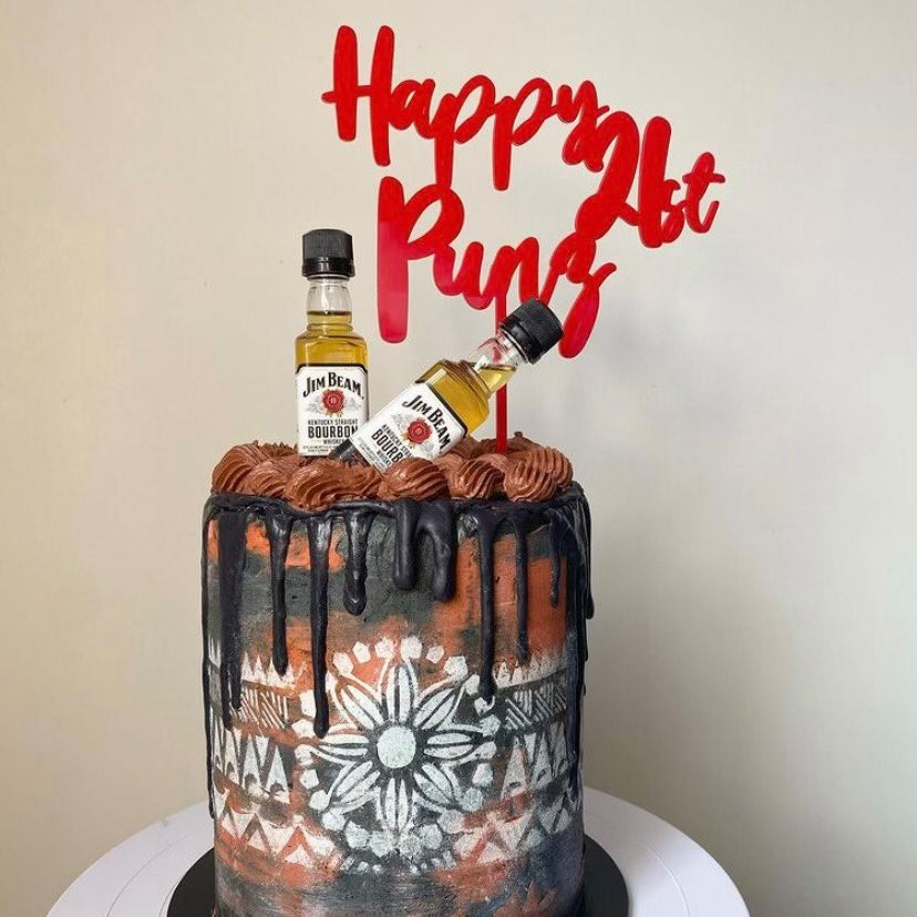 personalised cake topper