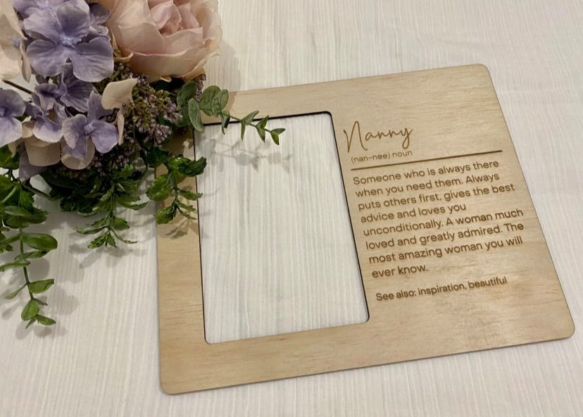 nanny definition frame