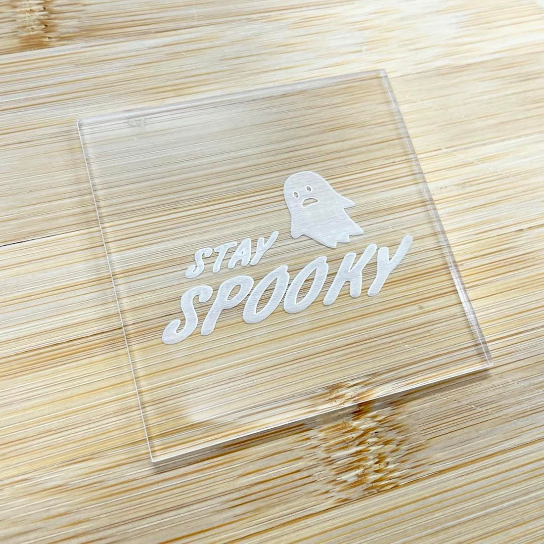 stay spooky embosser cookie stamp