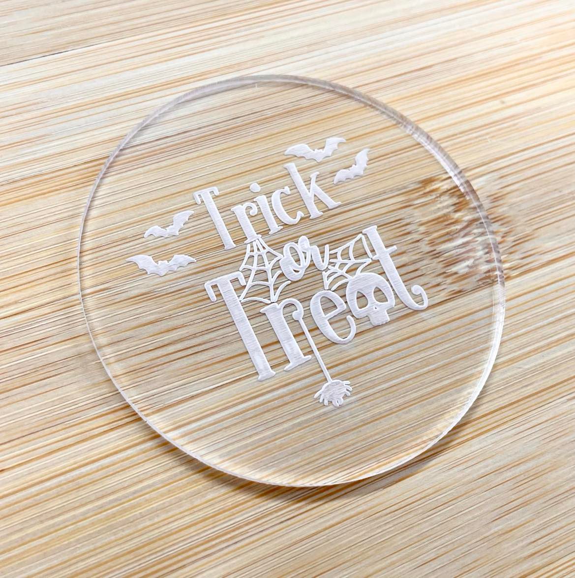 trick or treat embosser cookie stamp