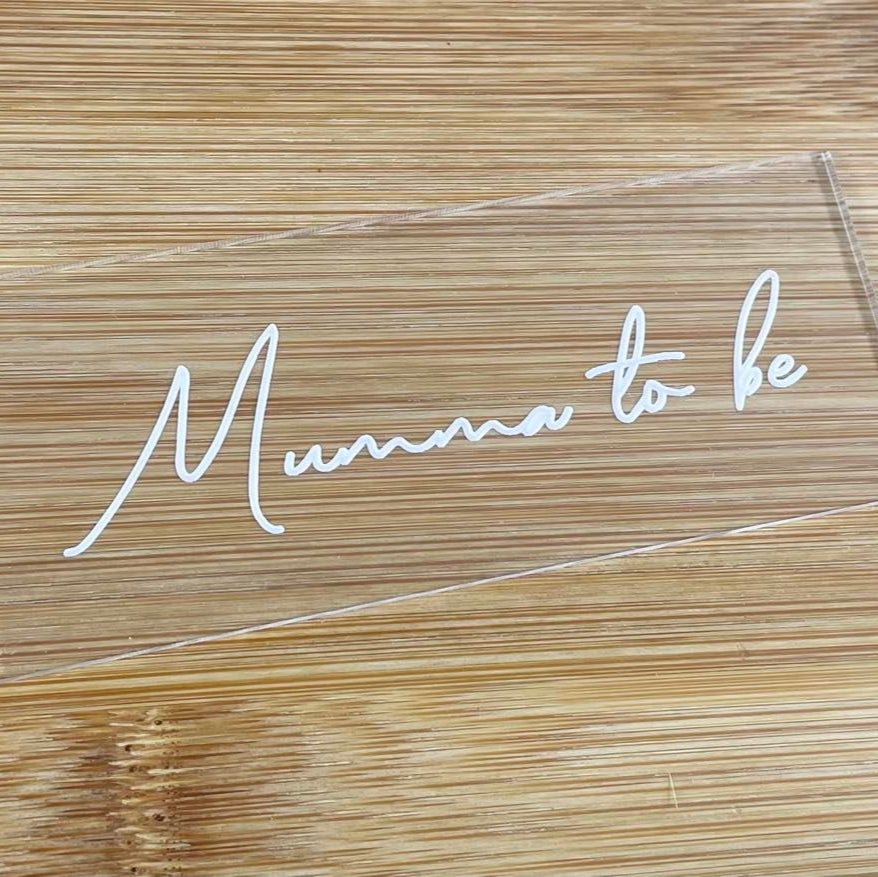 mumma to be embosser cookie stamp