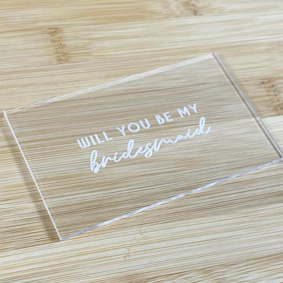 bridesmaid embosser cookie stamp melbourne