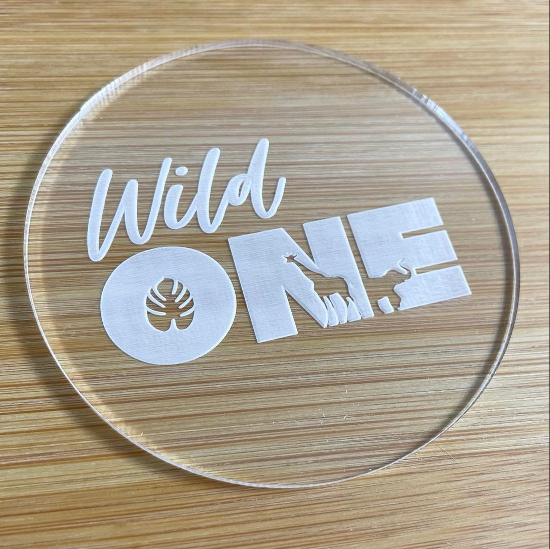 wild one embosser cookie stamp