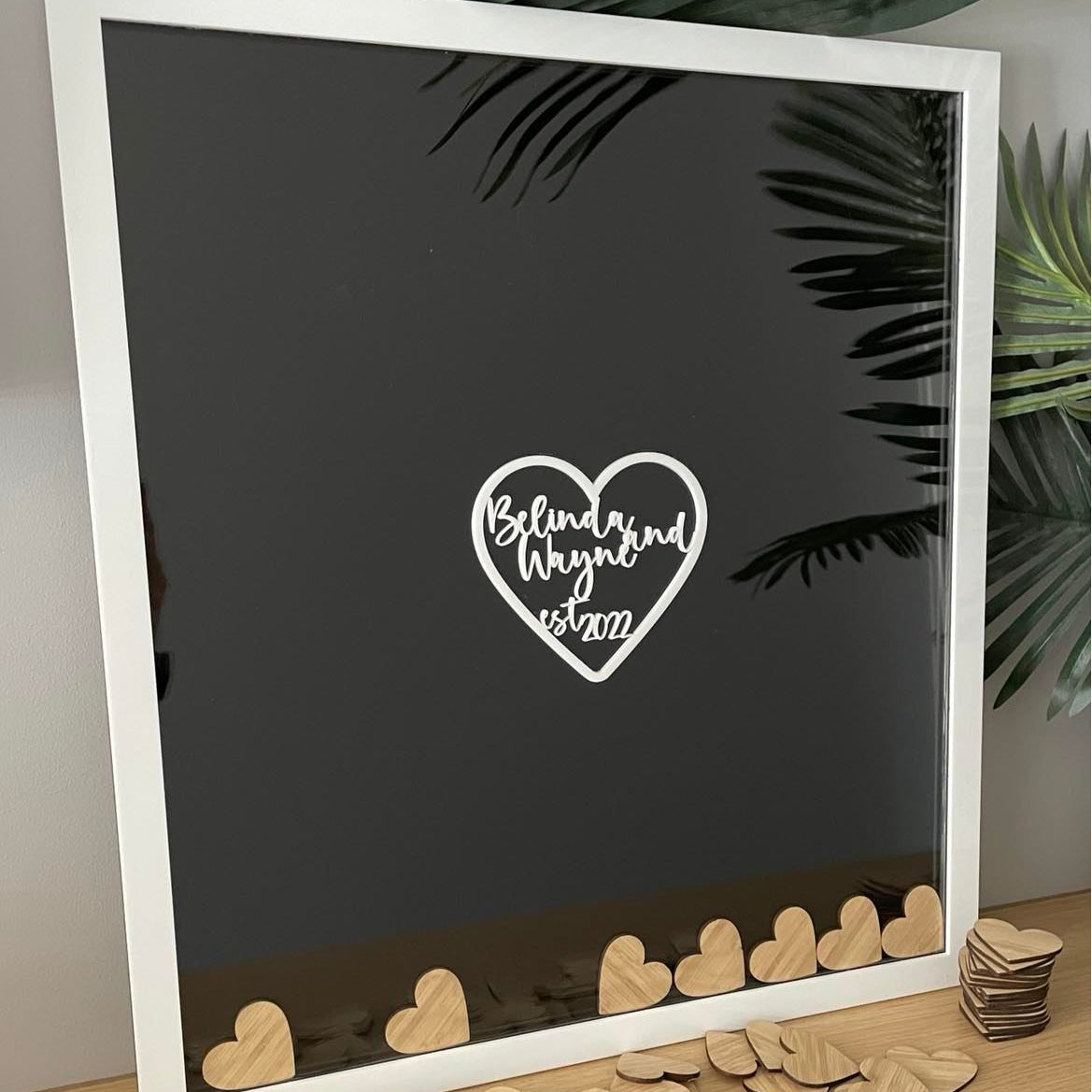 personliased wedding drop box