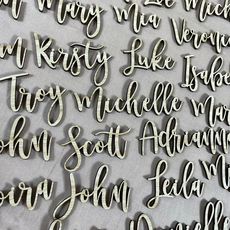bamboo place cards