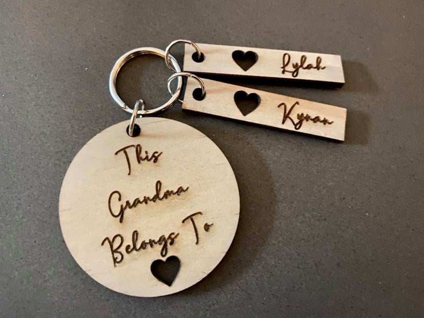 this grandma belongs to key ring