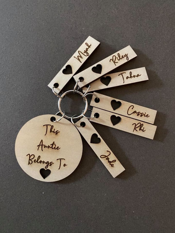 this auntie belongs to key ring