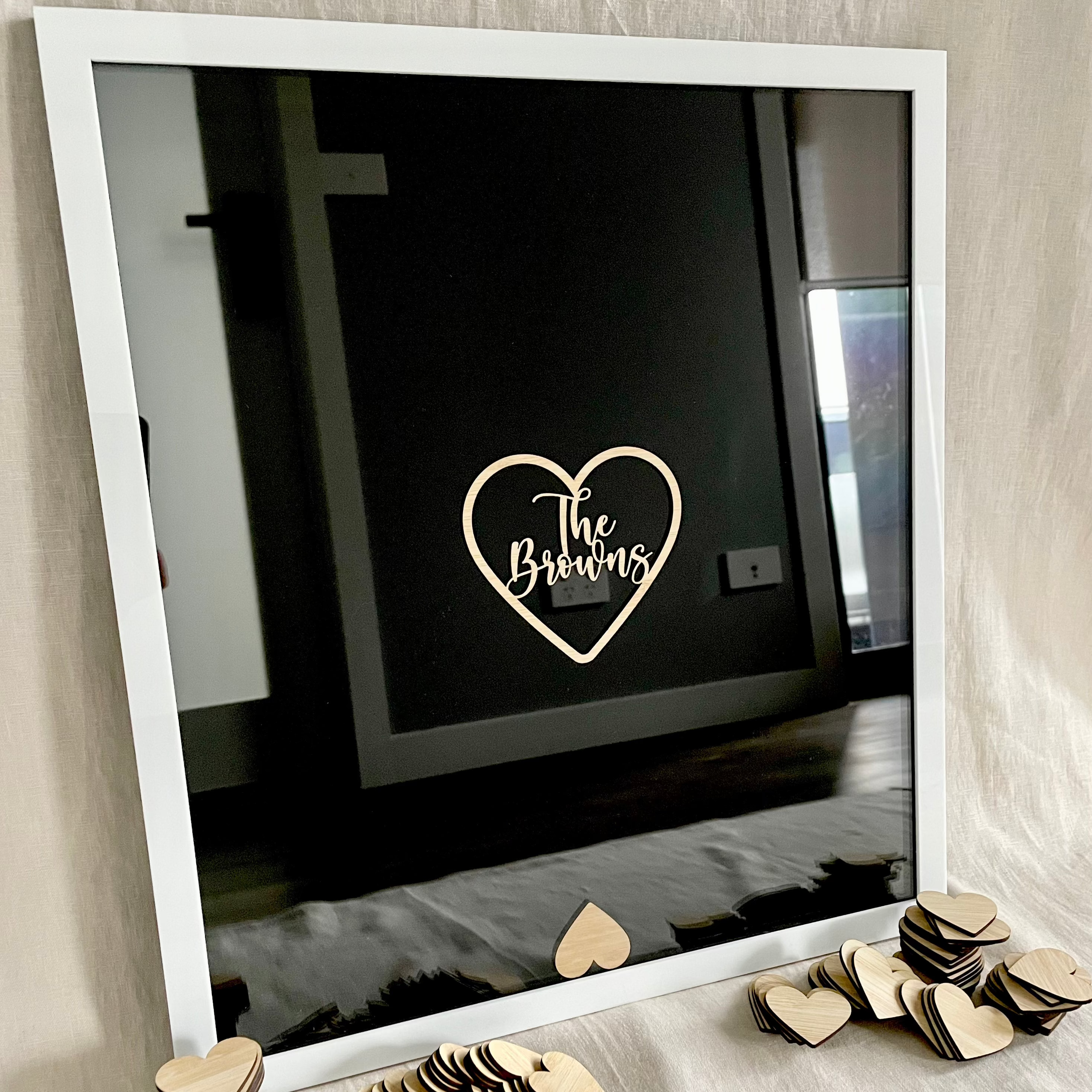 acrylic wedding drop box