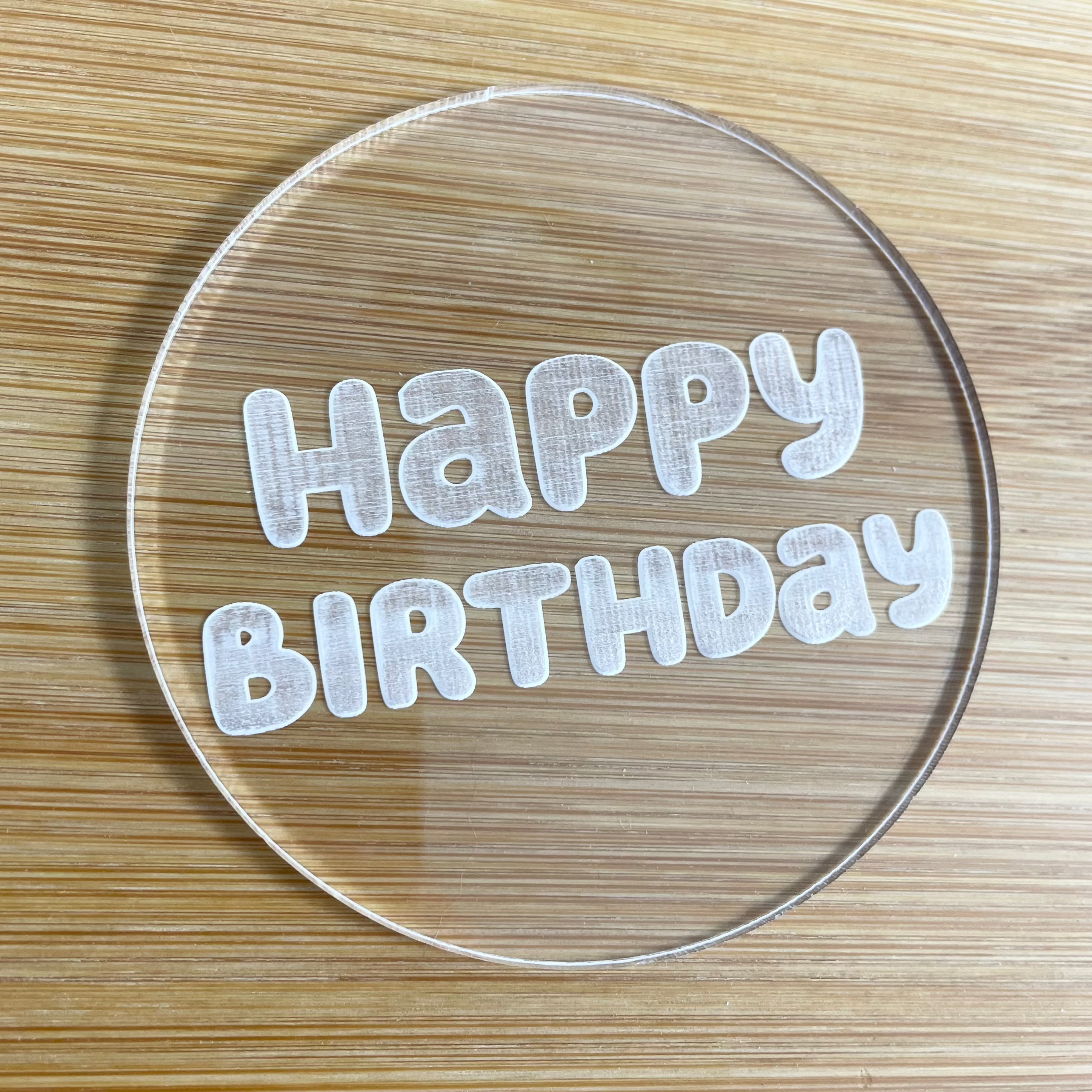 bluey happy birthday cookie stamp