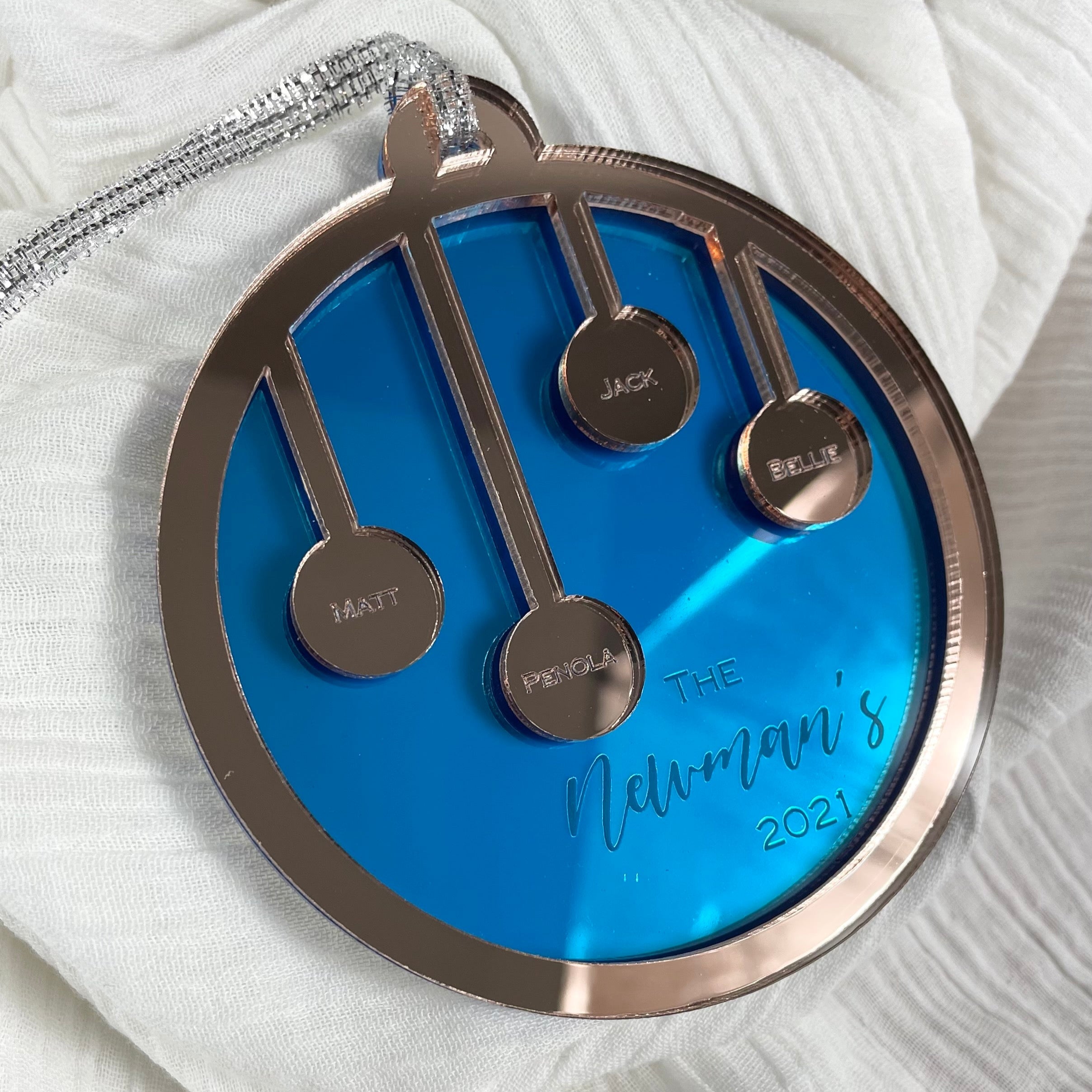 Family tree Christmas bauble