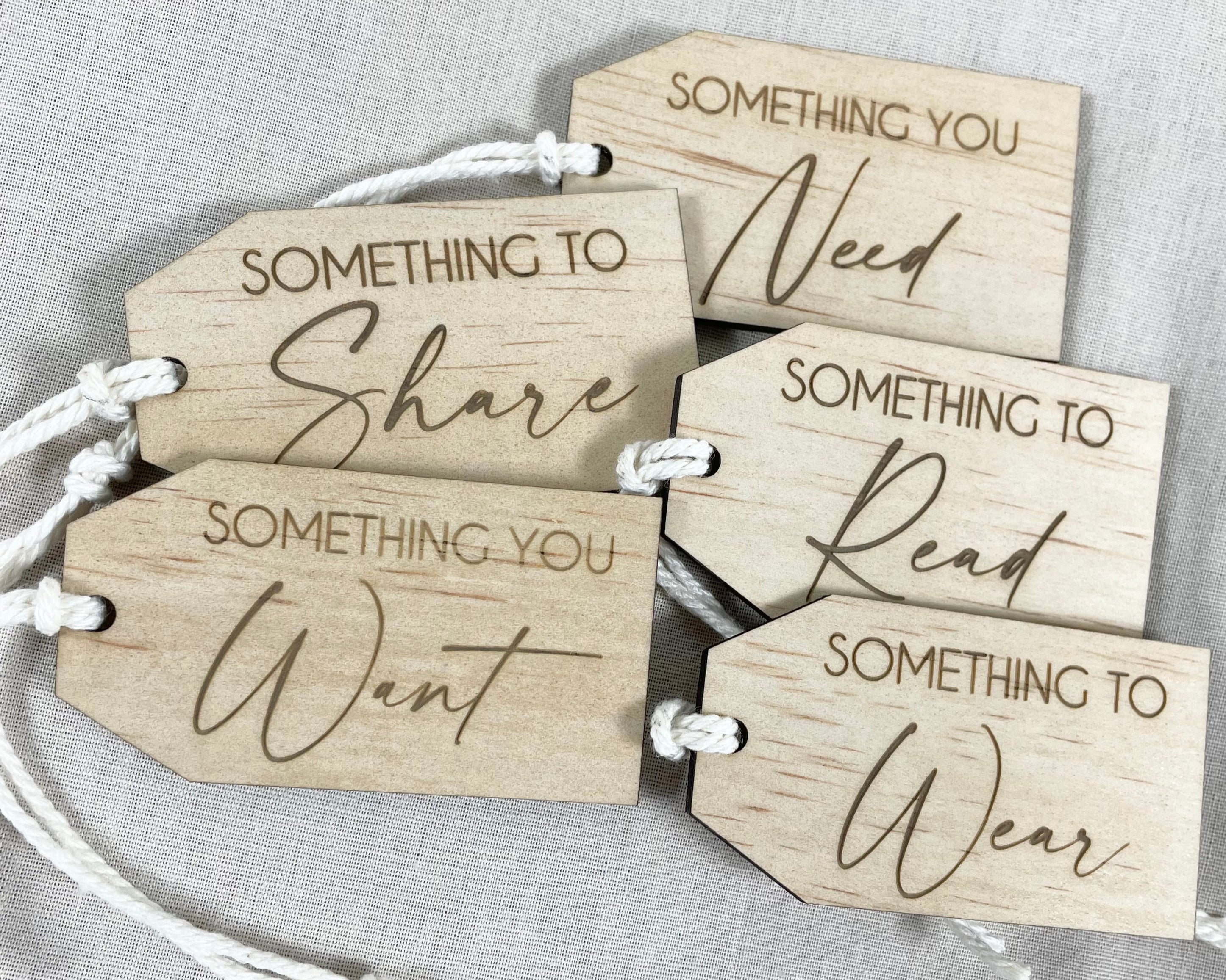 Christmas gift tag set