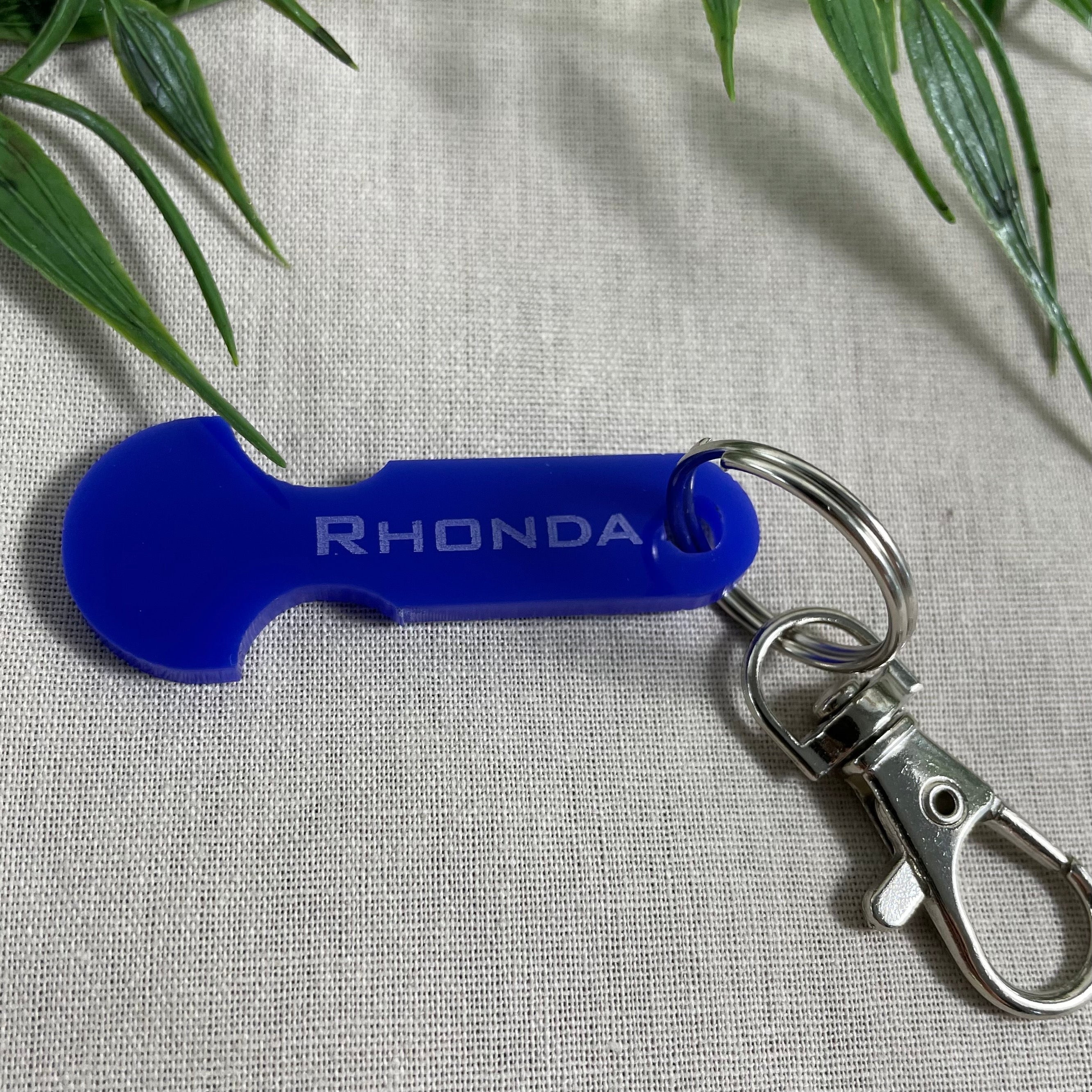 personalised trolley token