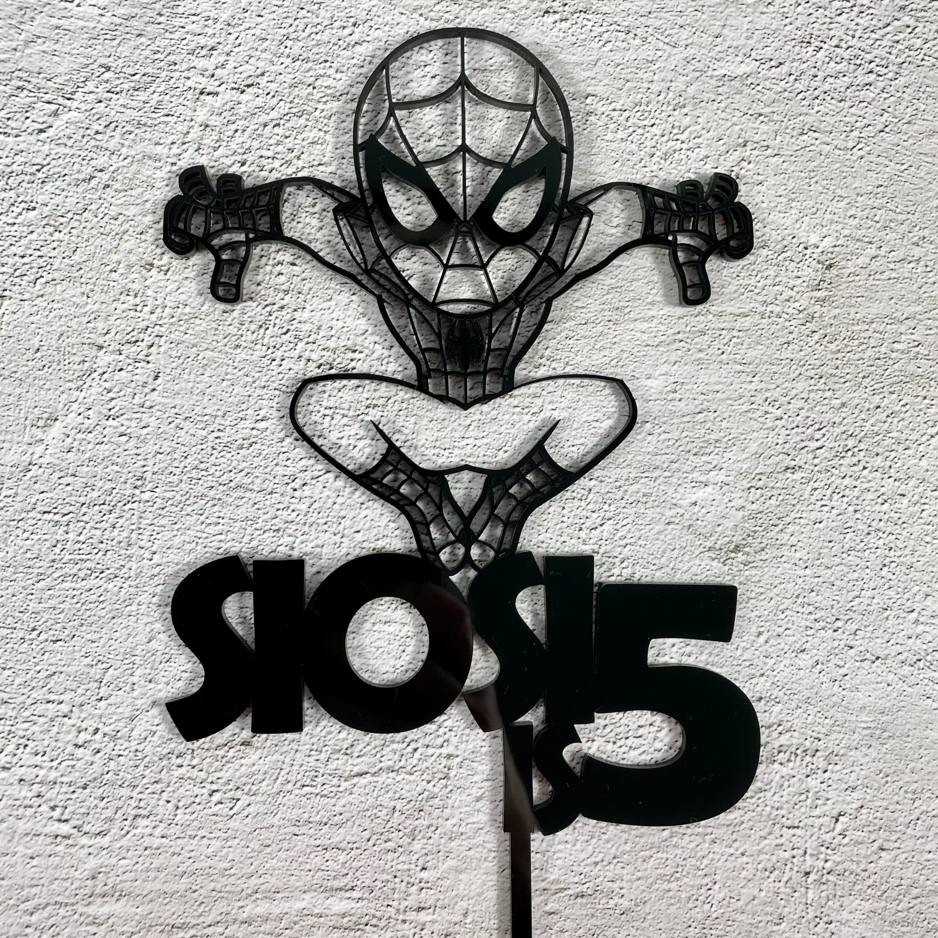spiderman cake topper