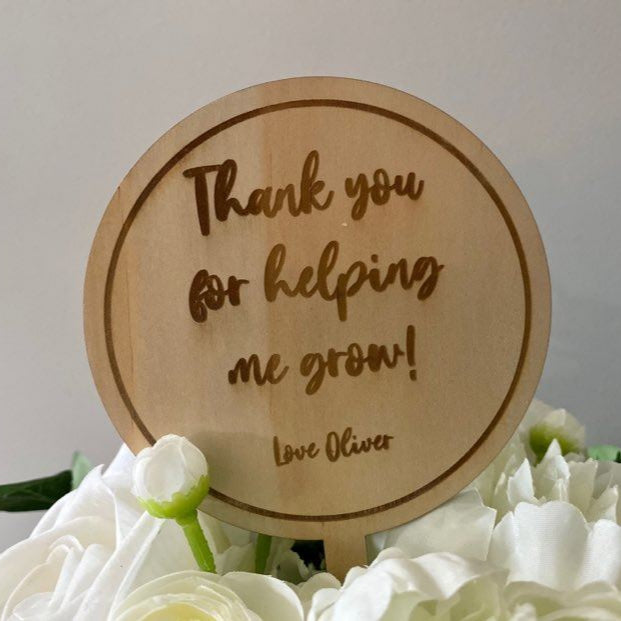 Mothers day planter stick