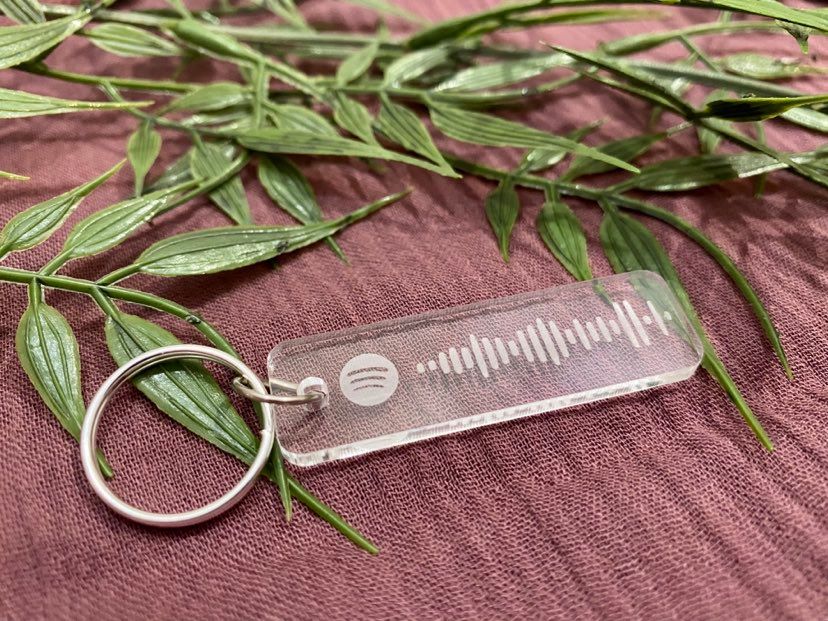 spotify code key ring