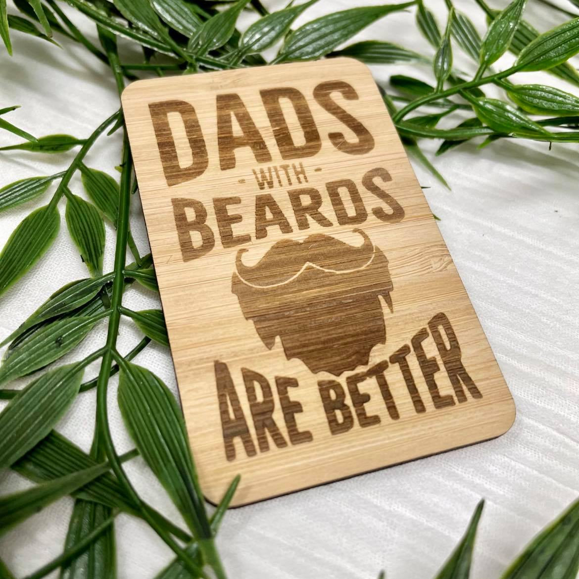 beard pun magnet